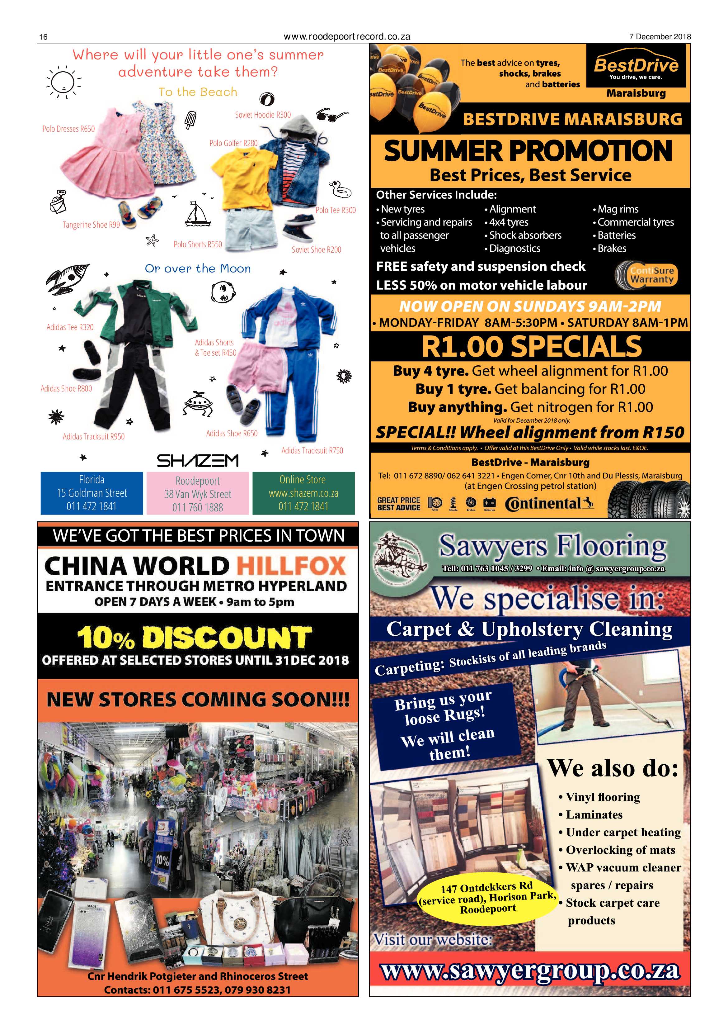 Roodepoort Record 7 December 2018 page 16