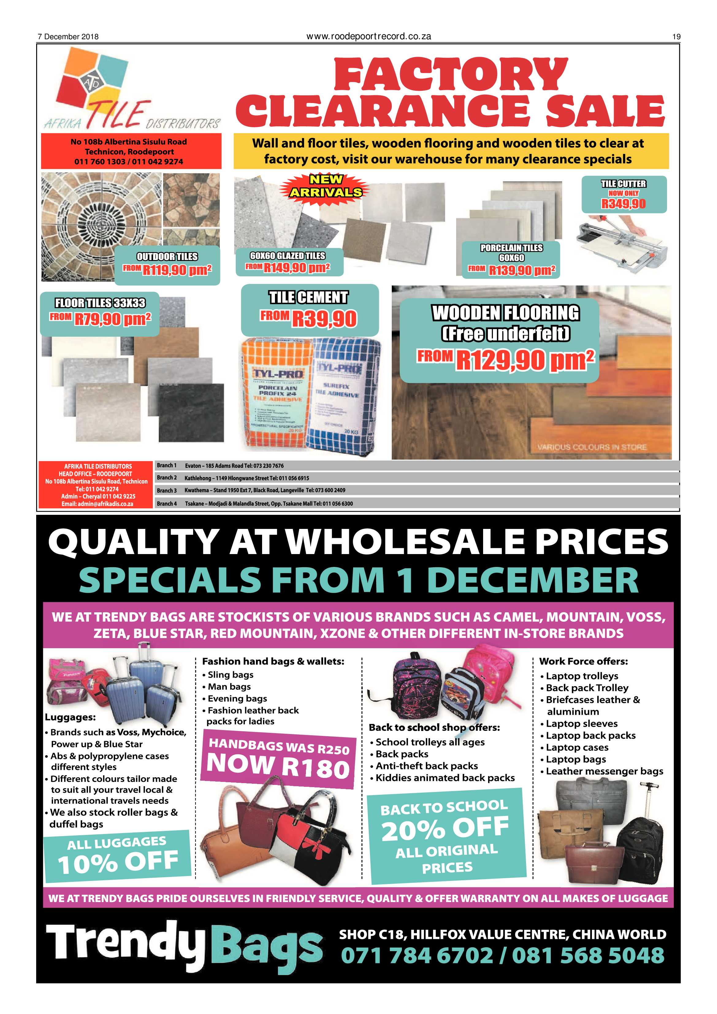 Roodepoort Record 7 December 2018 page 19