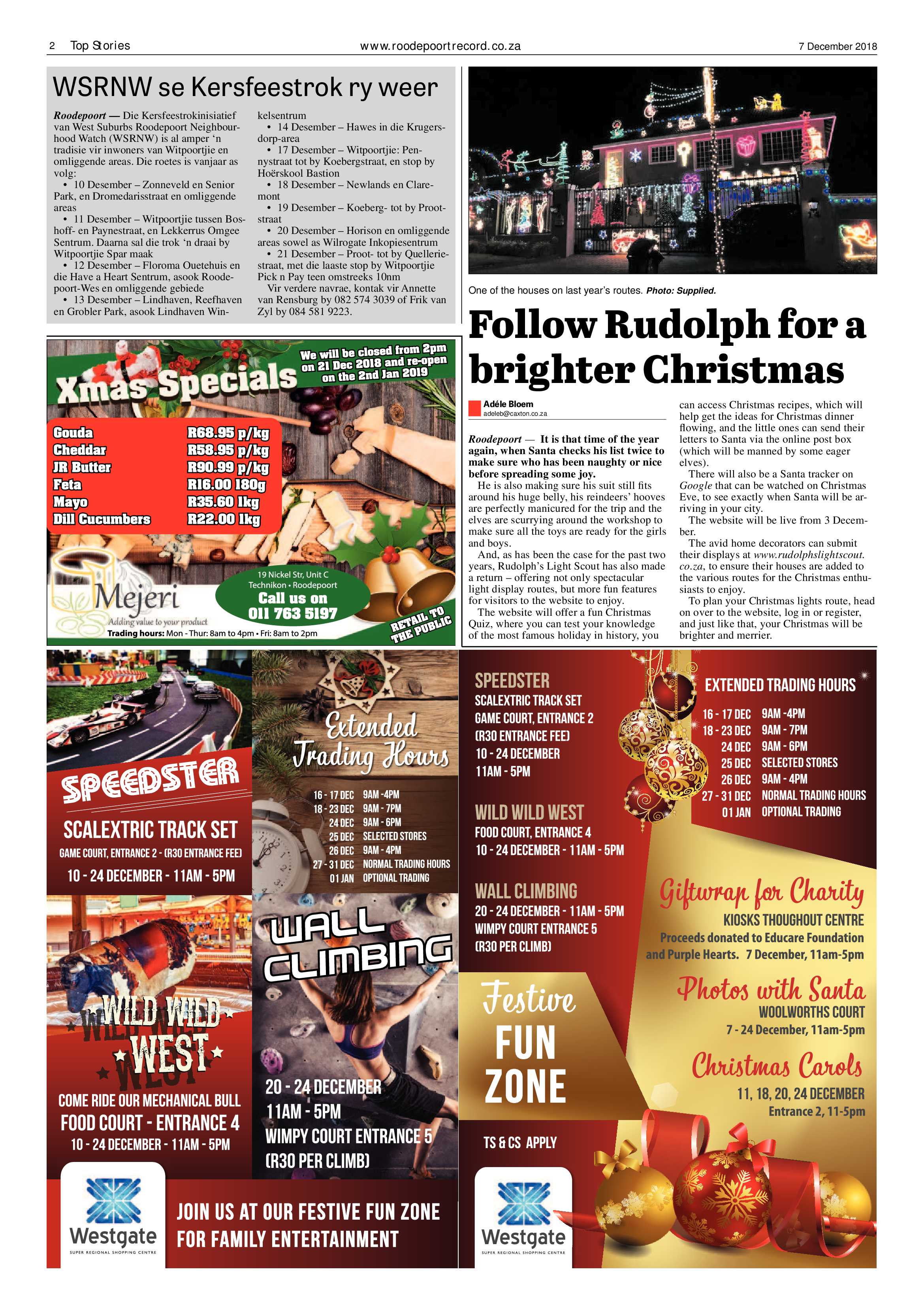 Roodepoort Record 7 December 2018 page 2
