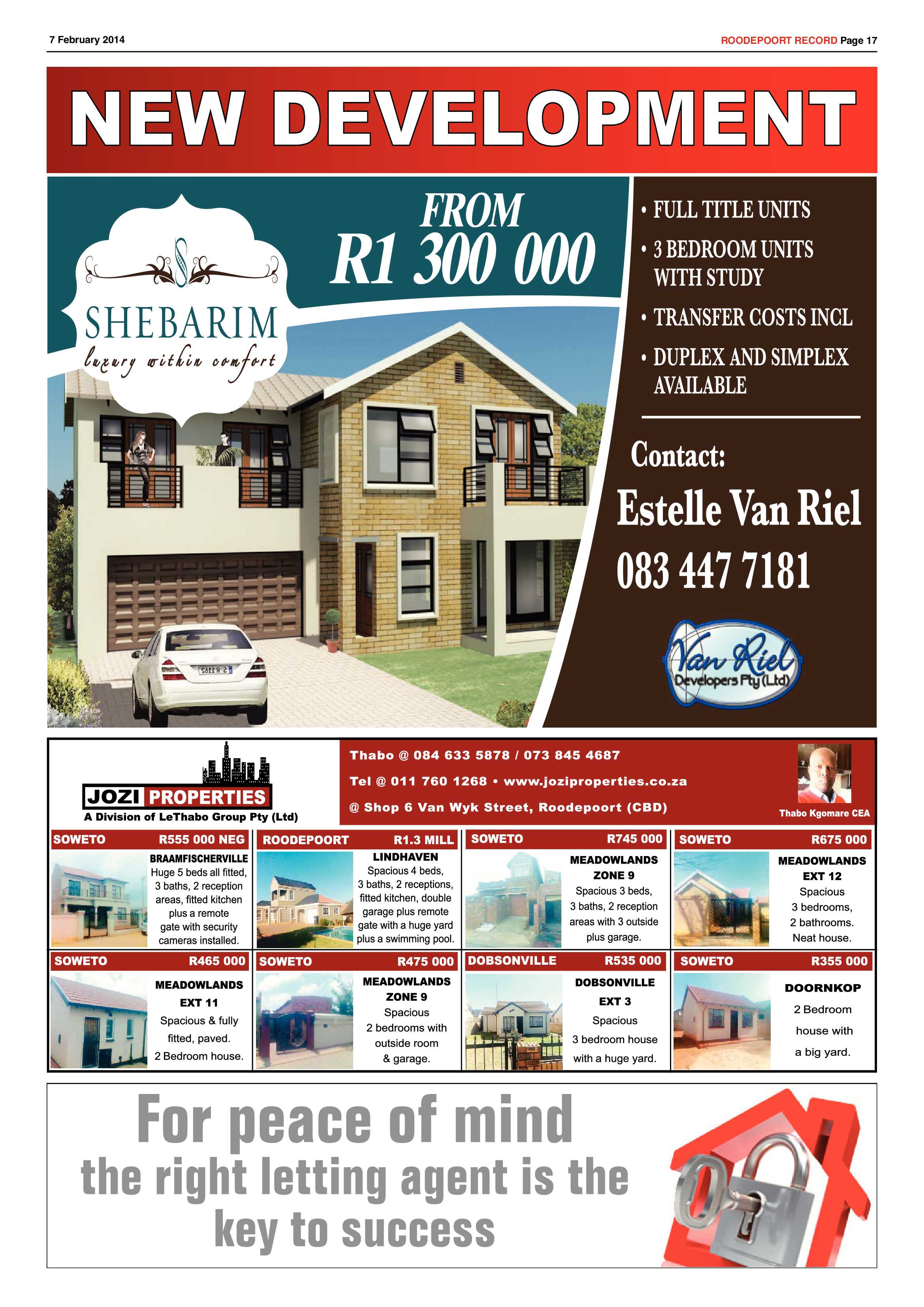 Roodepoort Record 7 February 2014 page 17