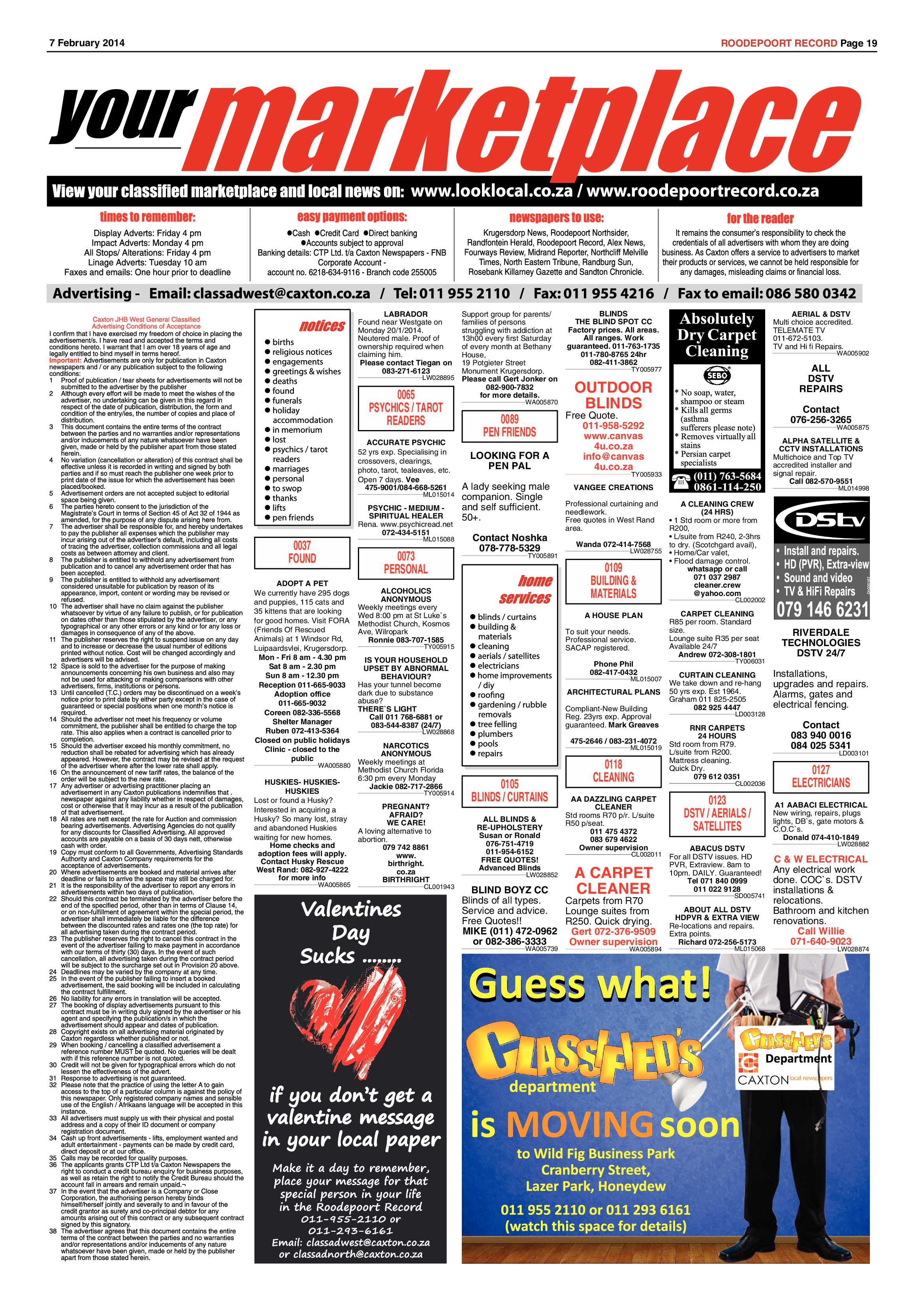 Roodepoort Record 7 February 2014 page 19