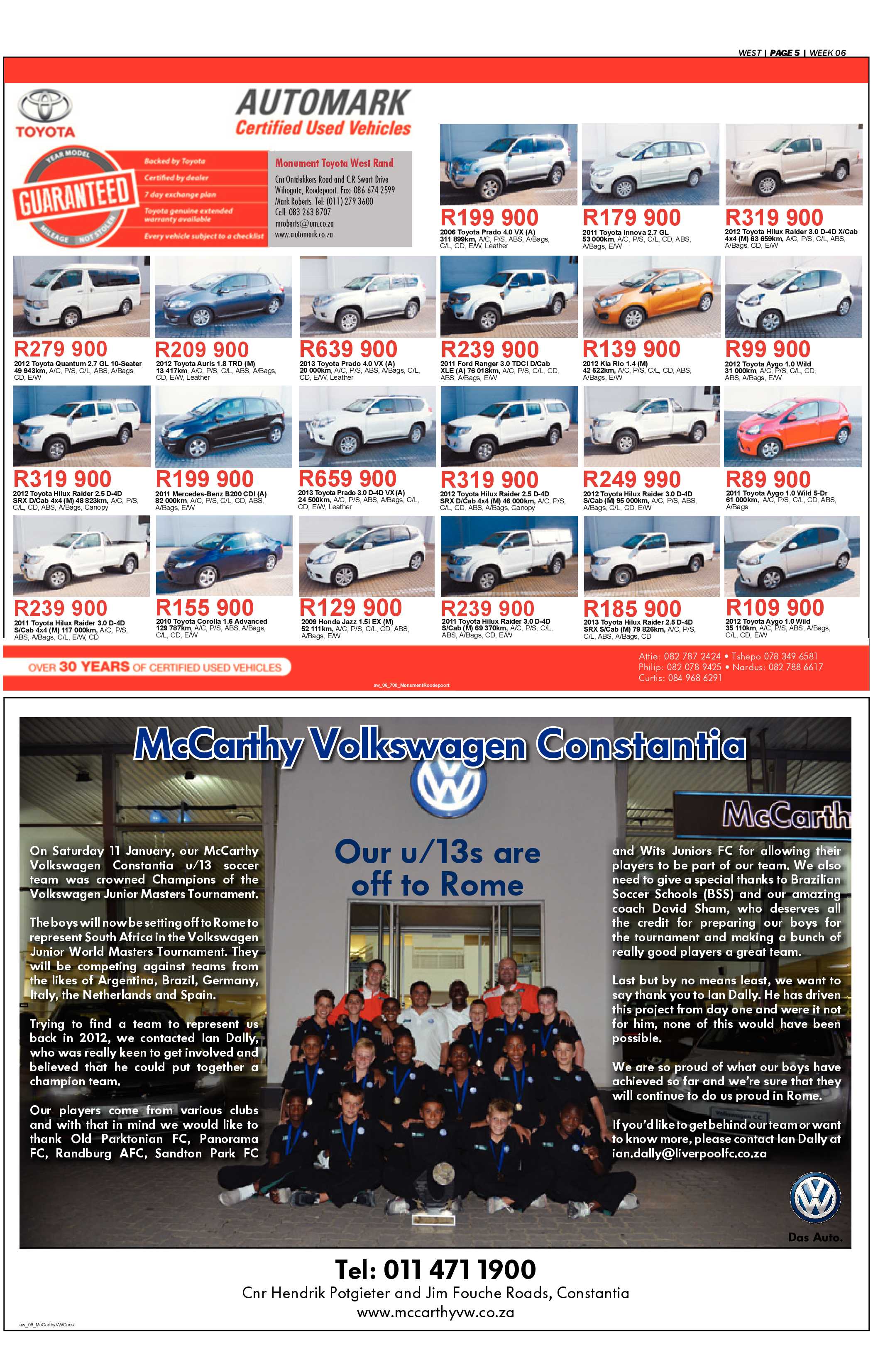 Roodepoort Record 7 February 2014 page 29