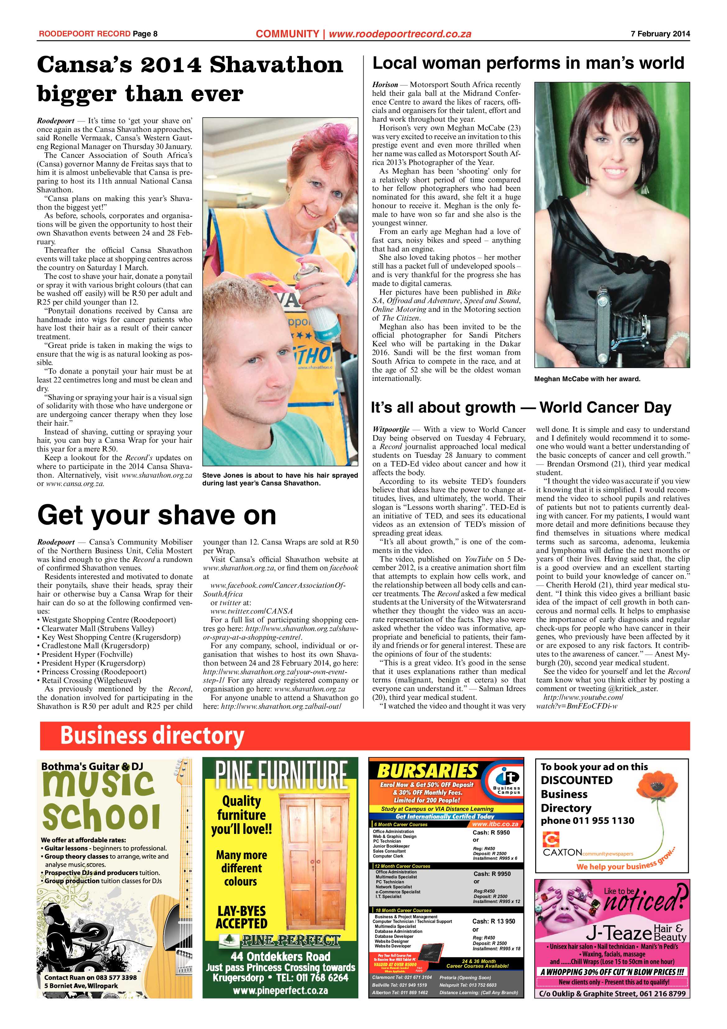 Roodepoort Record 7 February 2014 page 8