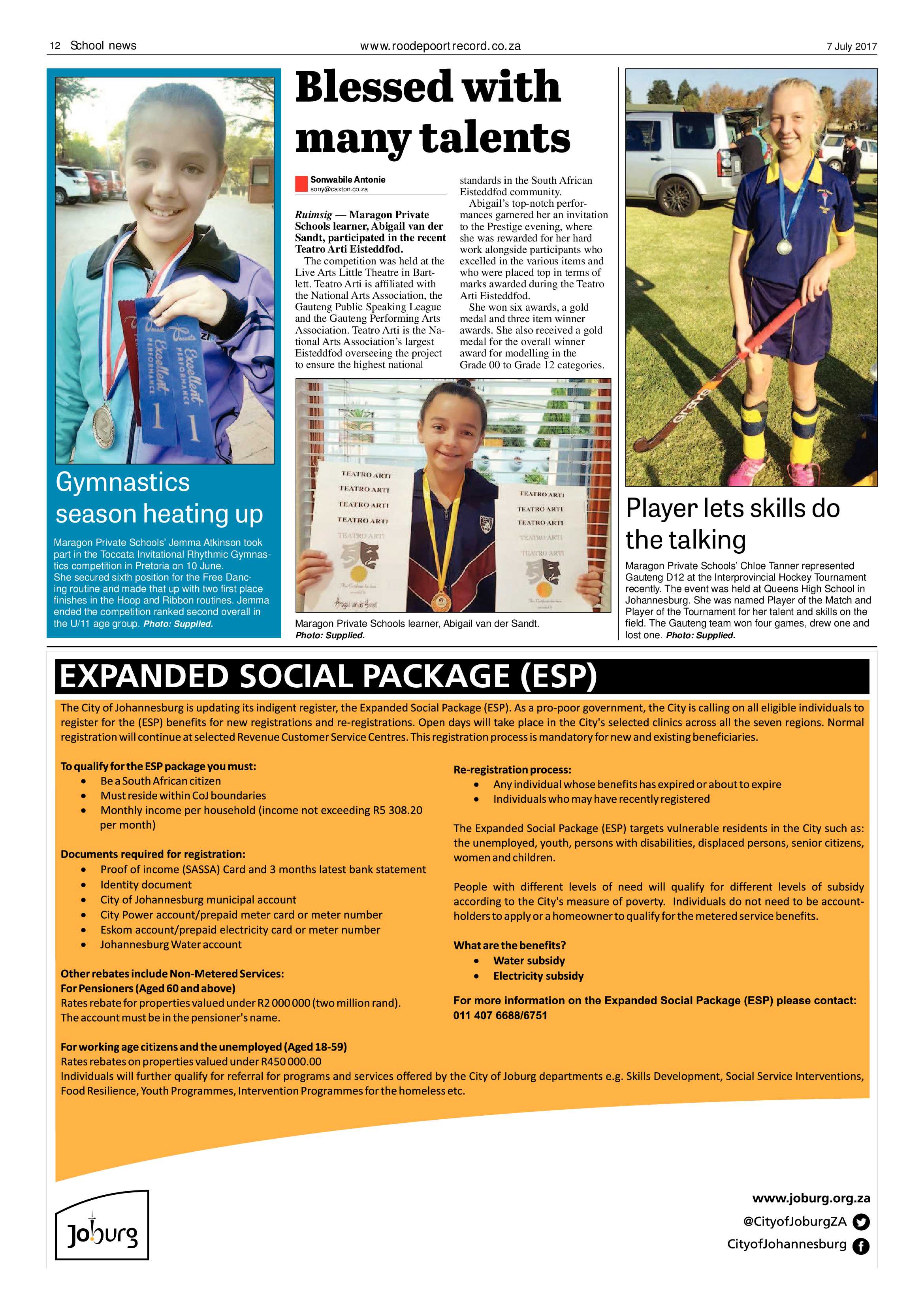 Roodepoort Record 7 July 2017 page 12