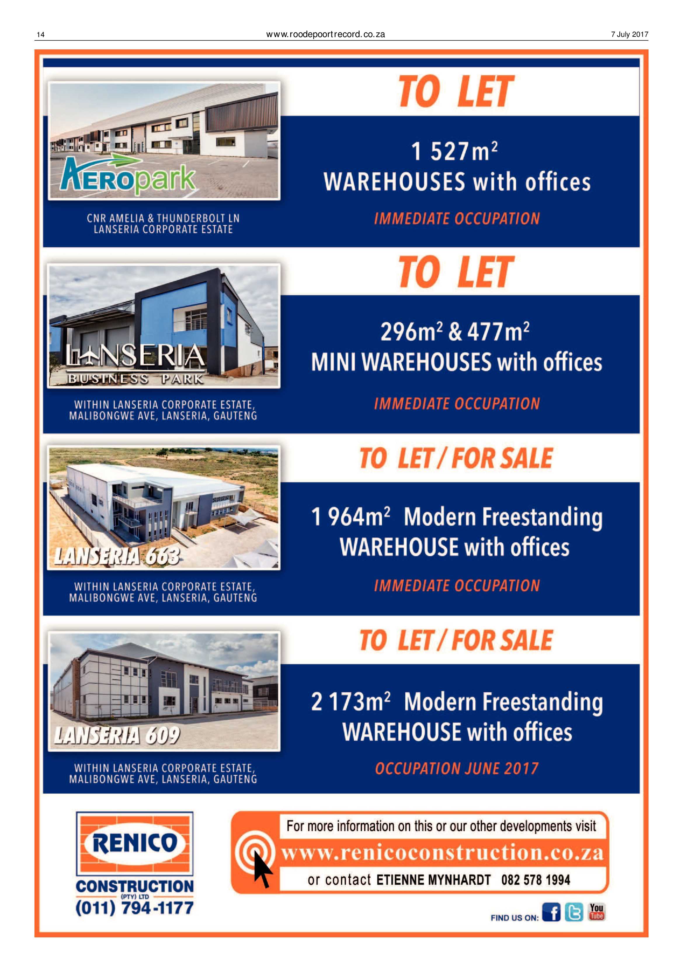 Roodepoort Record 7 July 2017 page 14