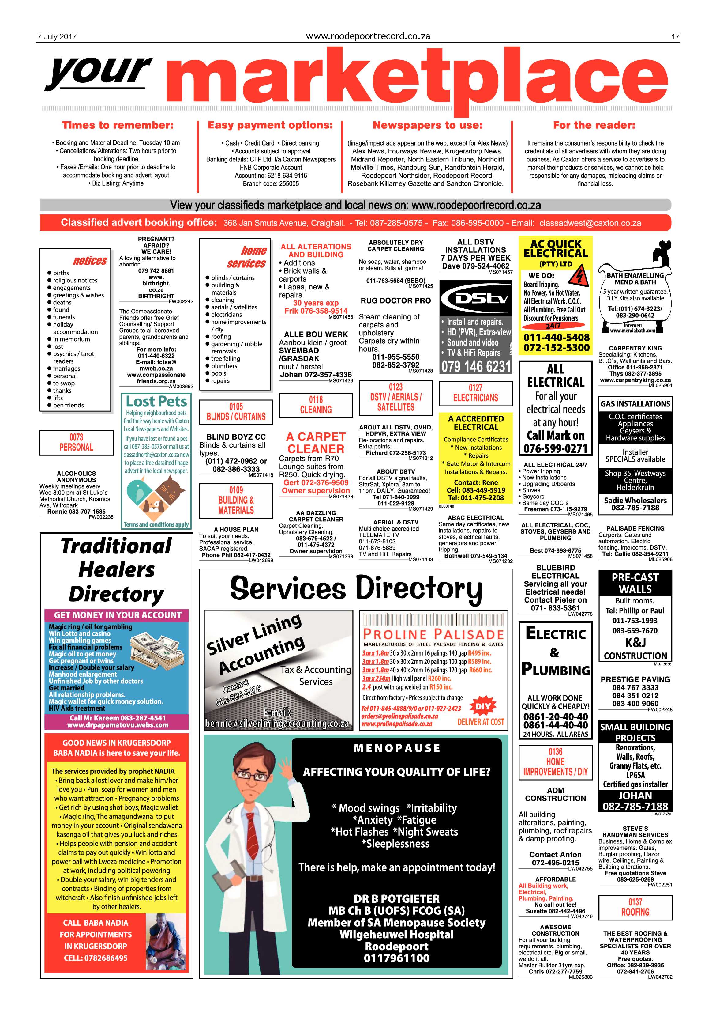 Roodepoort Record 7 July 2017 page 17