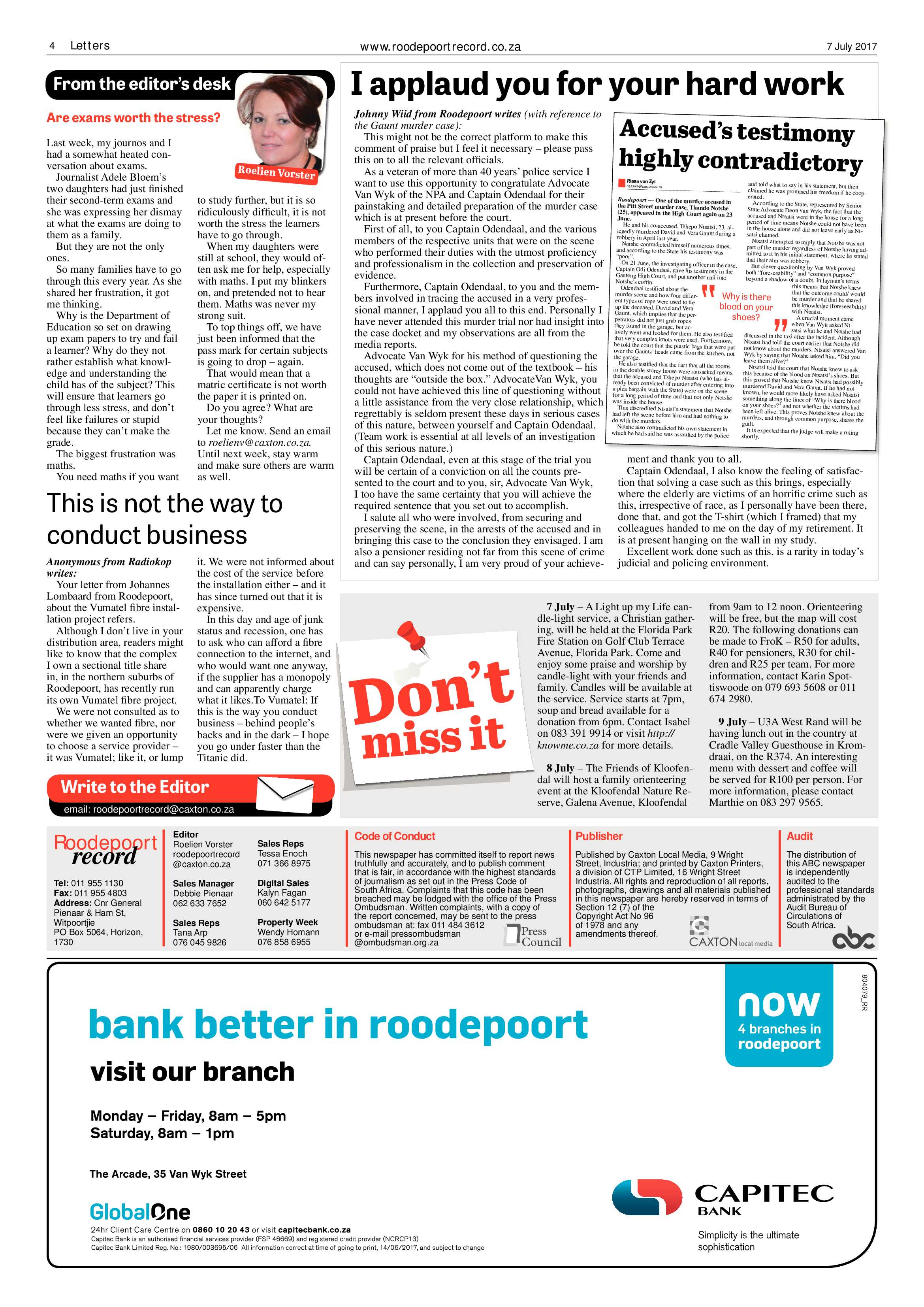 Roodepoort Record 7 July 2017 page 4