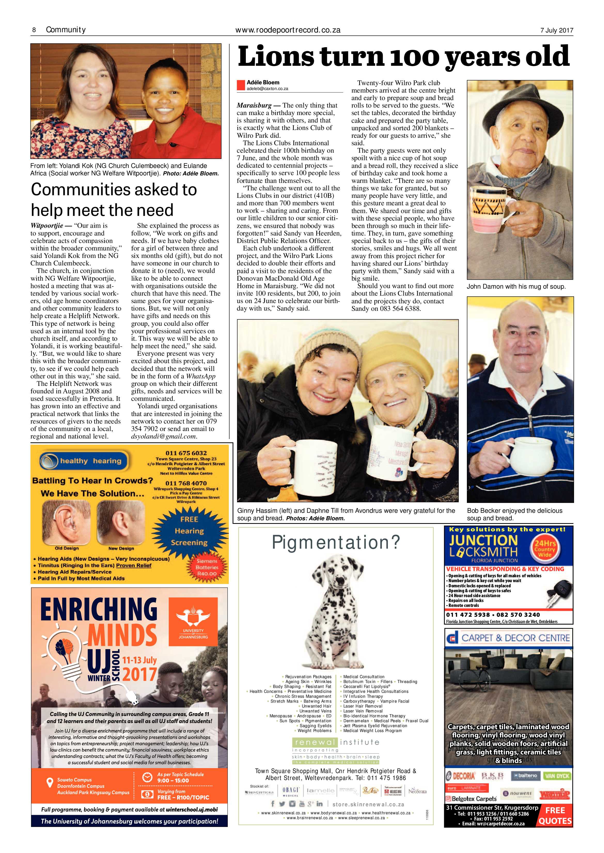 Roodepoort Record 7 July 2017 page 8