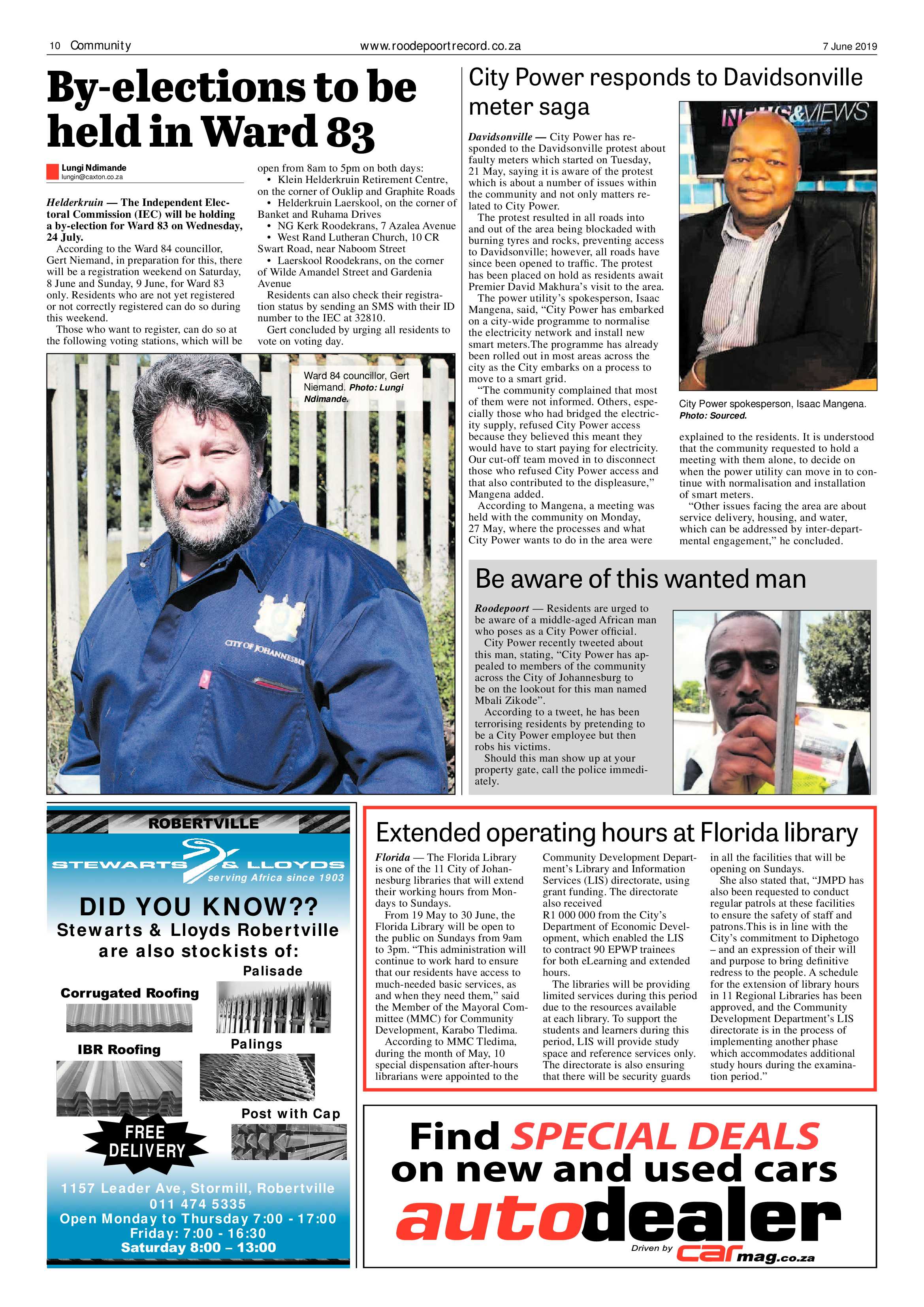 Roodepoort Record 7 June 2019 page 10