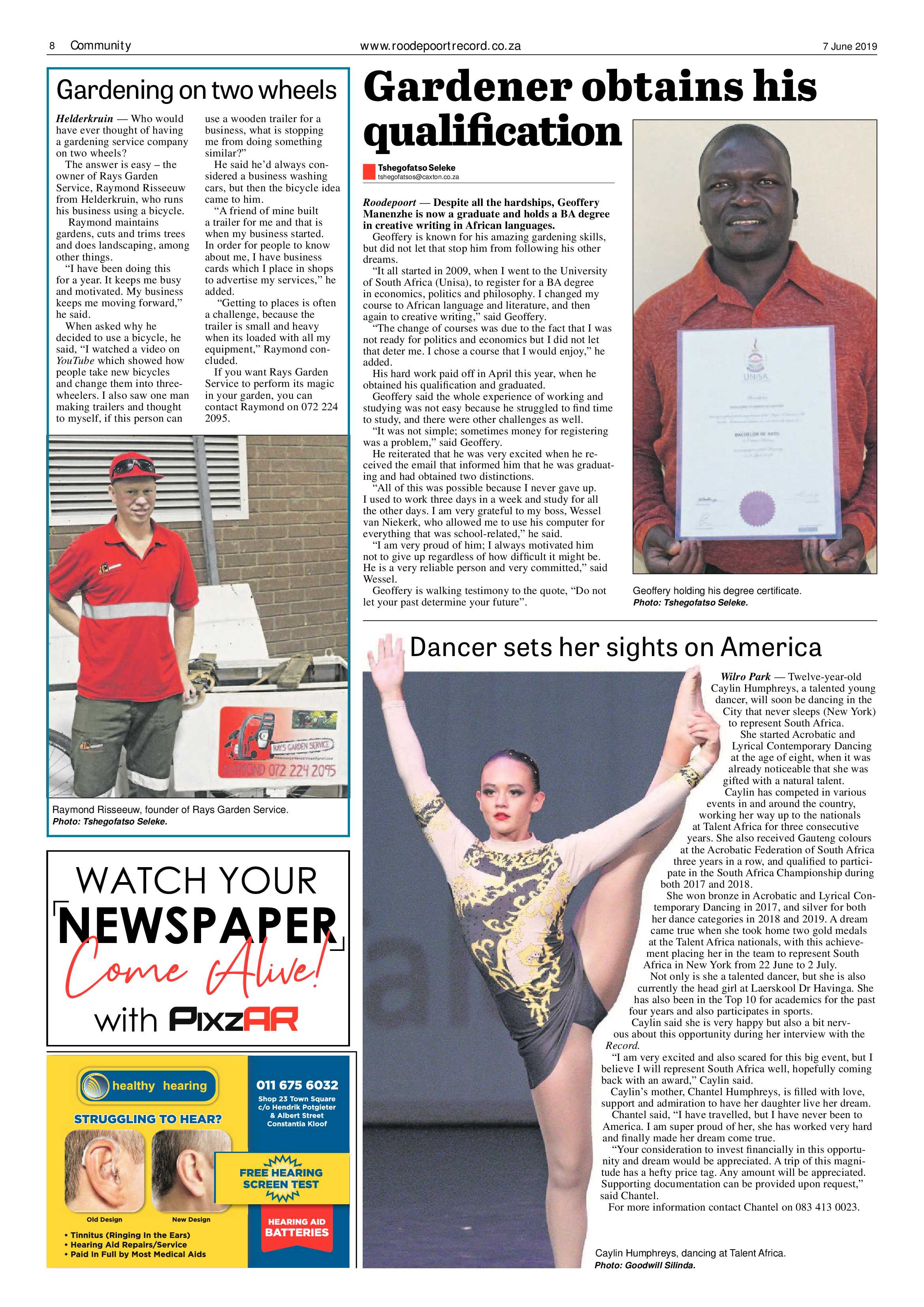Roodepoort Record 7 June 2019 page 8