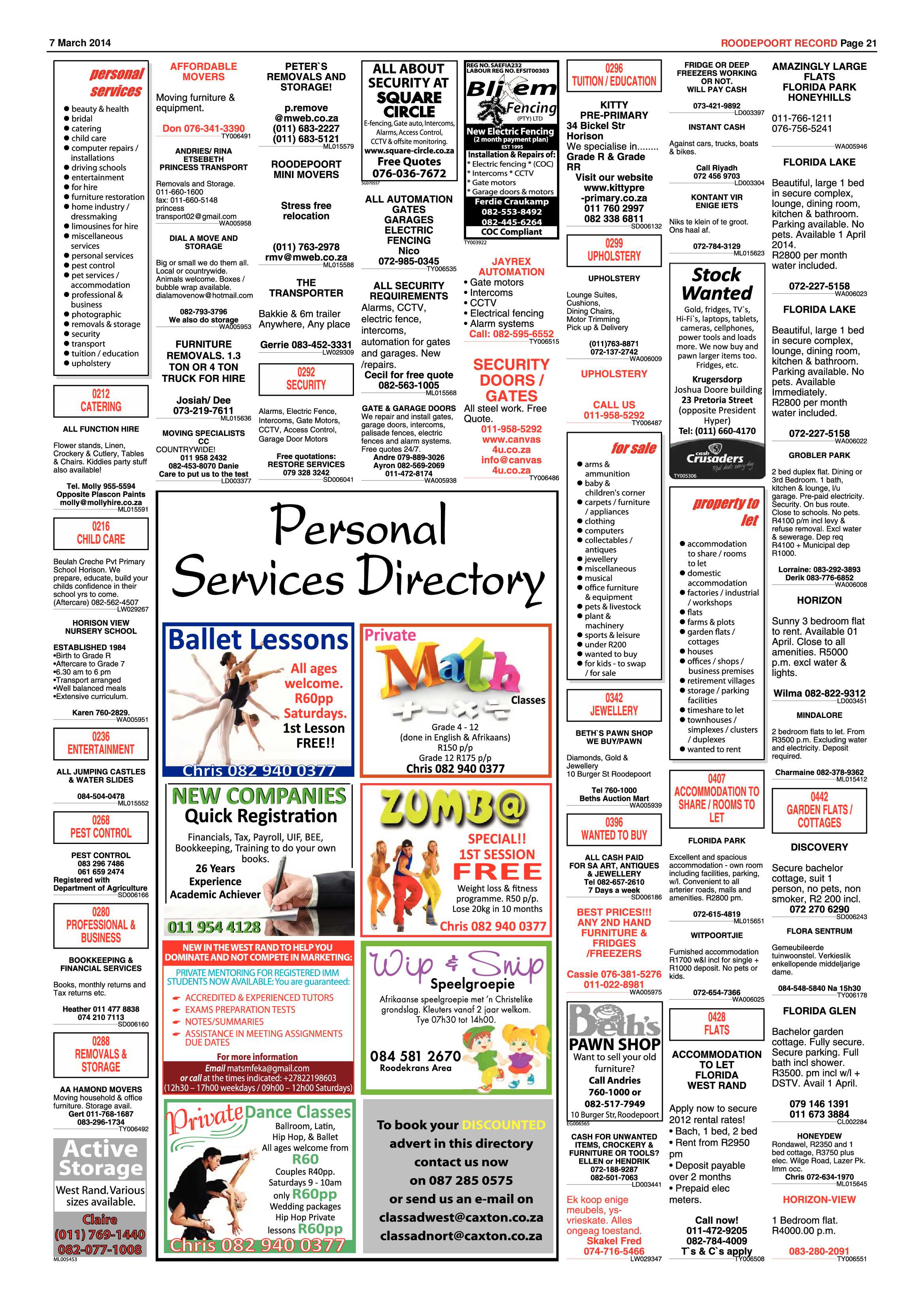 Roodepoort Record 7 March 2014 page 21