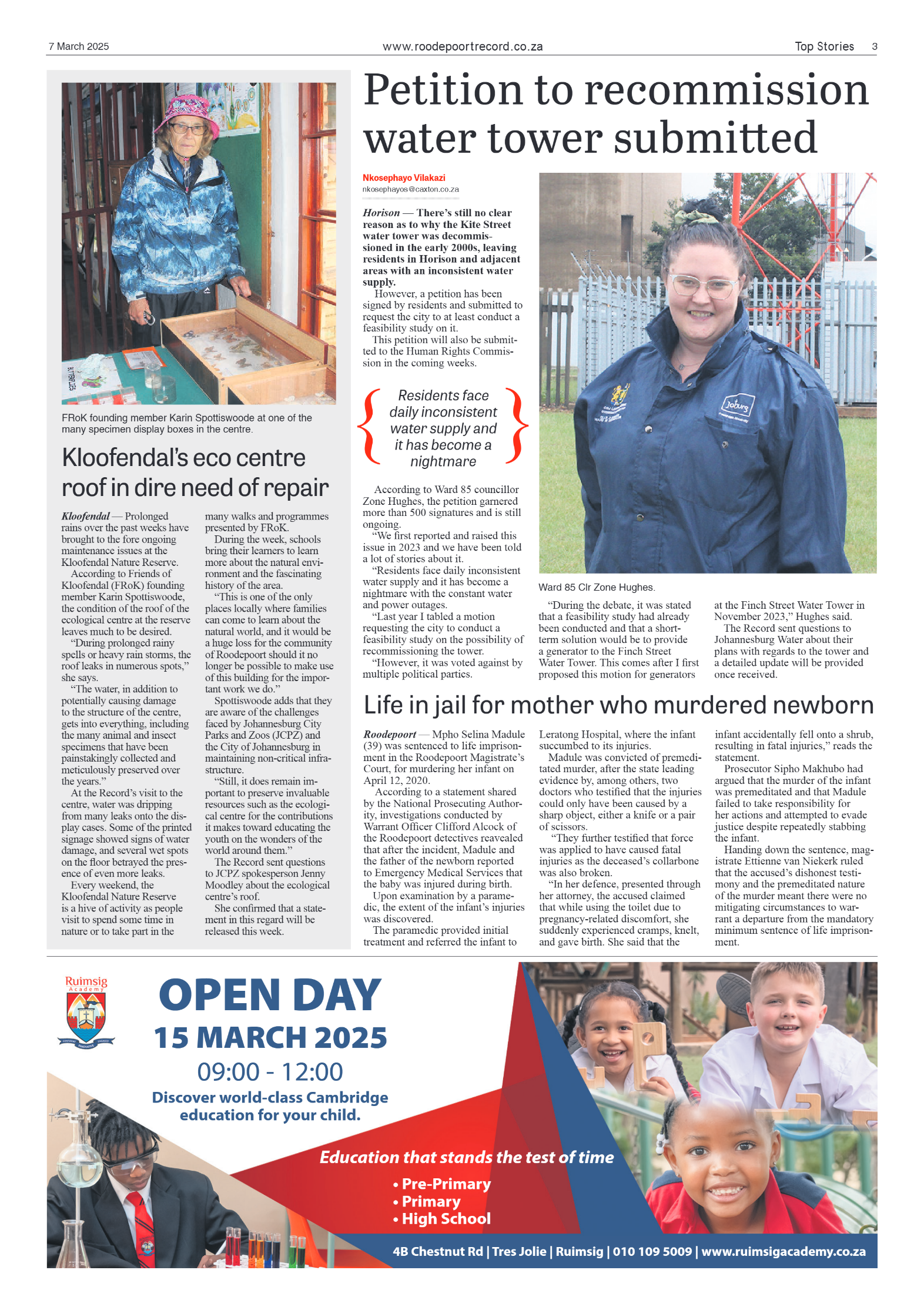 Roodepoort Record 7 March 2025 page 3
