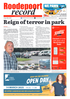 Roodepoort Record 7 March 2025
