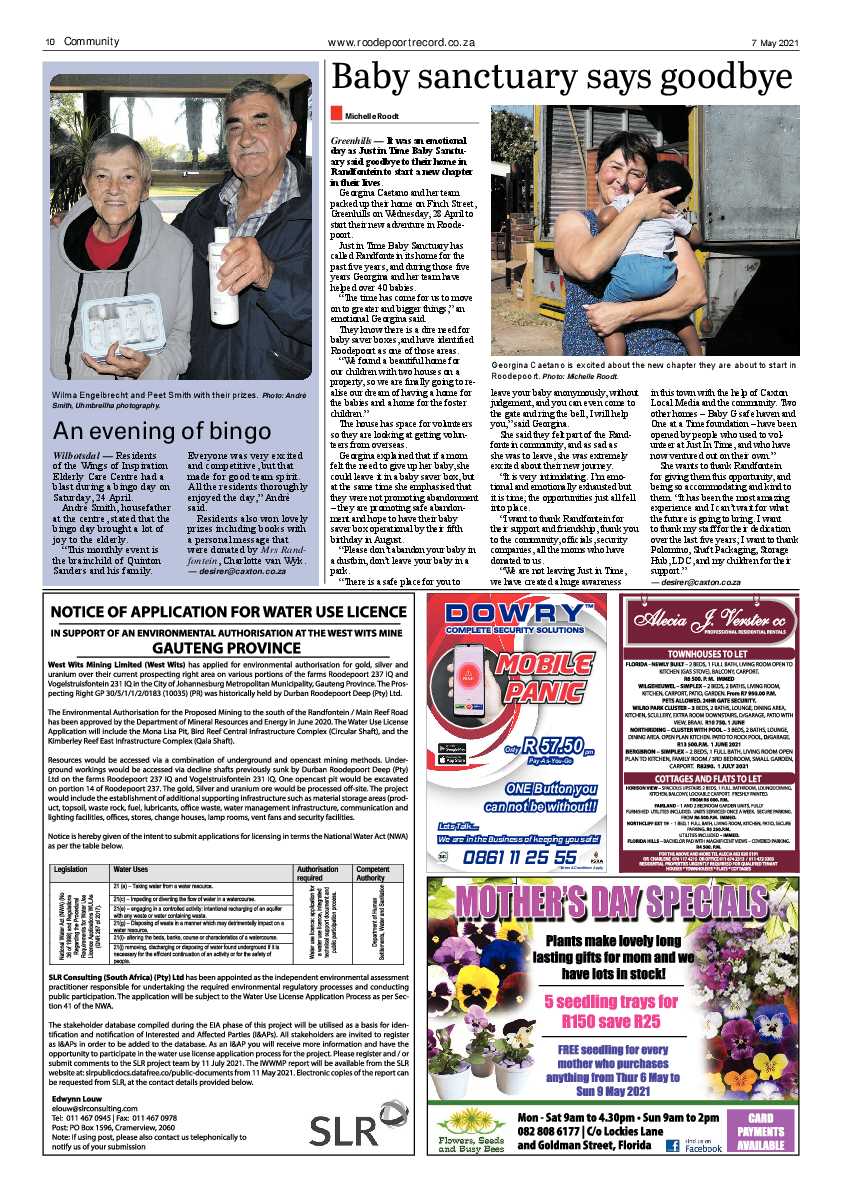 Roodepoort Record 7 May 2021 page 10