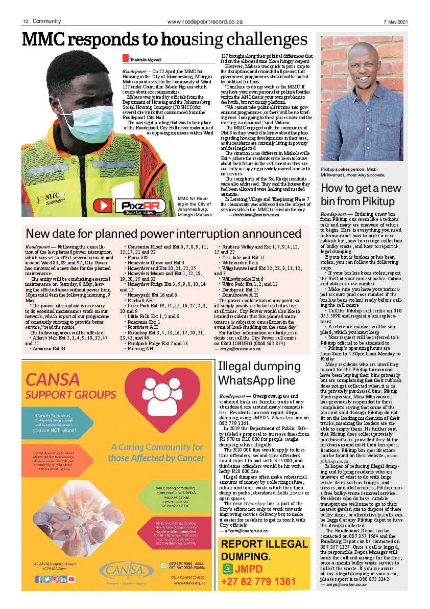 Roodepoort Record 7 May 2021 page 12