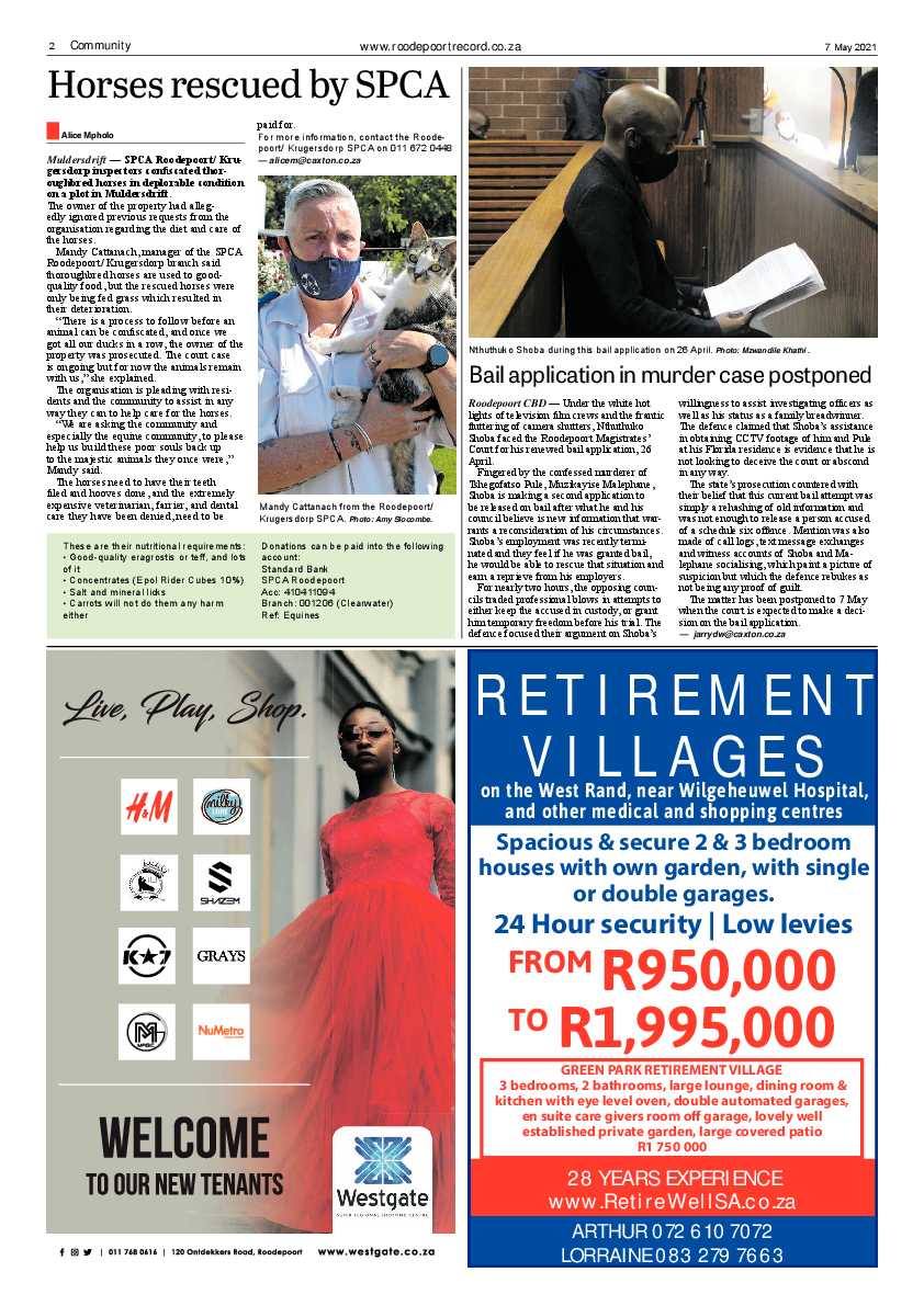 Roodepoort Record 7 May 2021 page 2