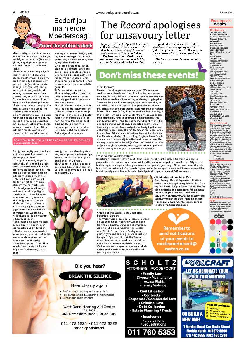 Roodepoort Record 7 May 2021 page 4
