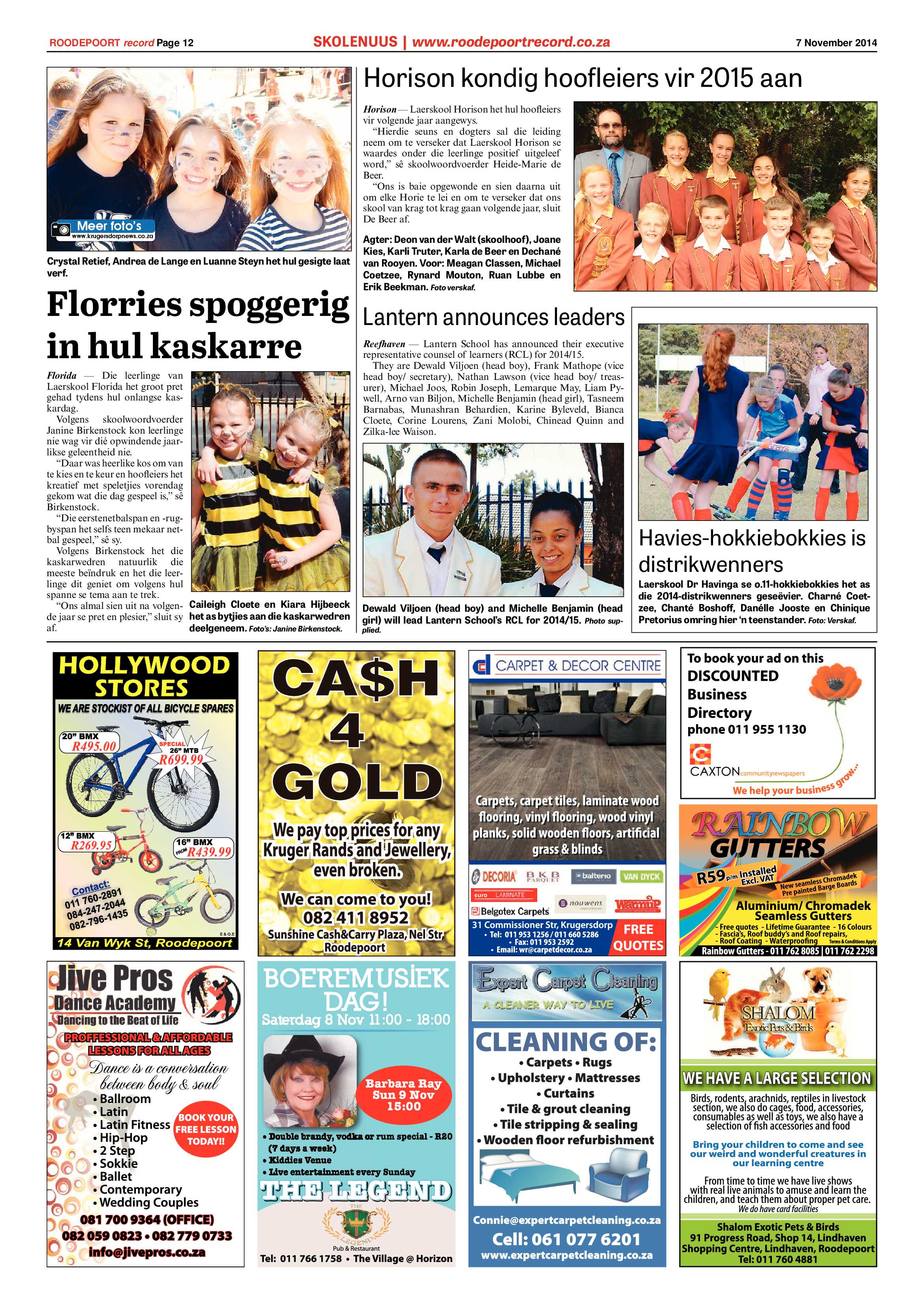 Roodepoort Record 7 November 2014 page 12
