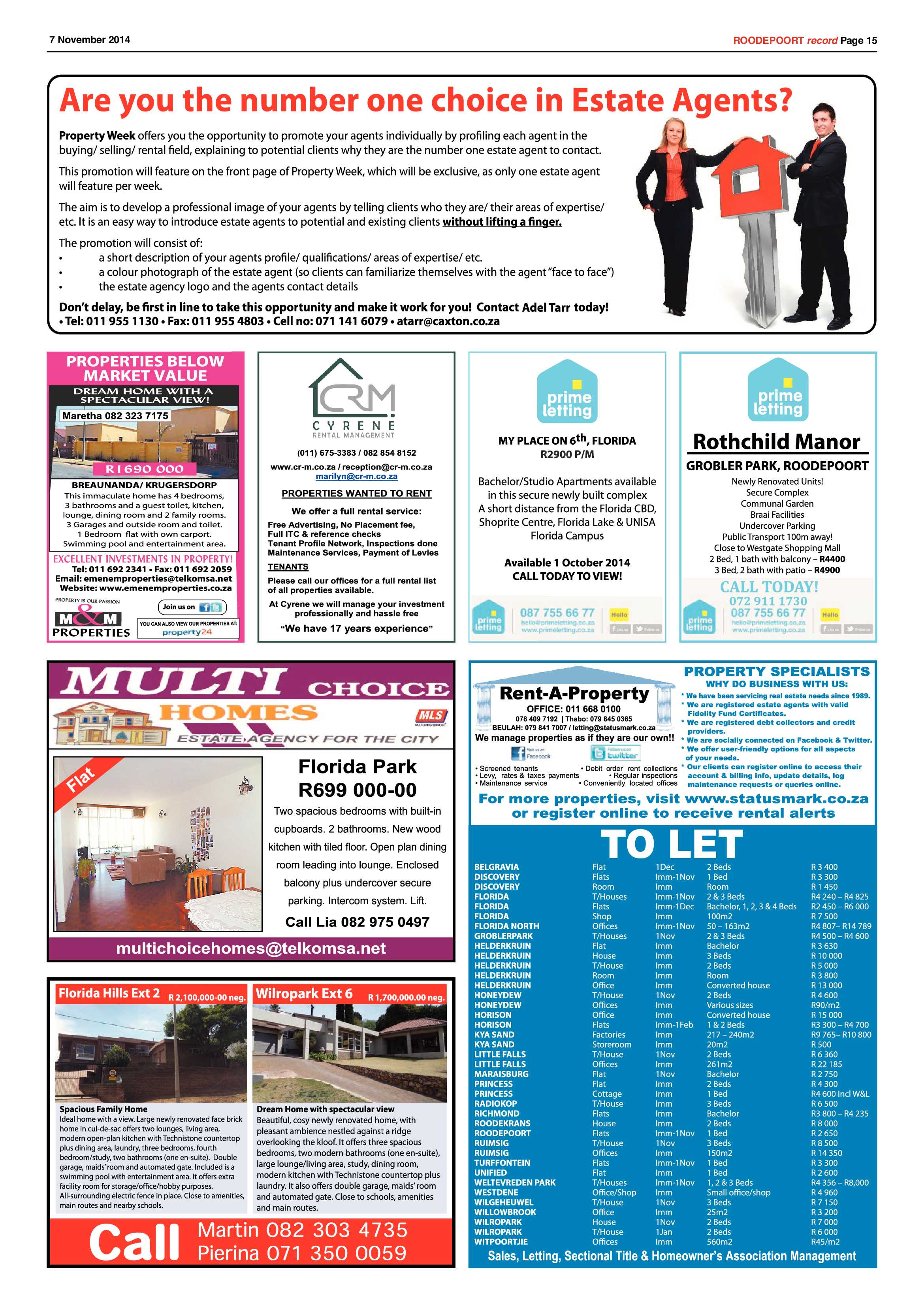 Roodepoort Record 7 November 2014 page 15