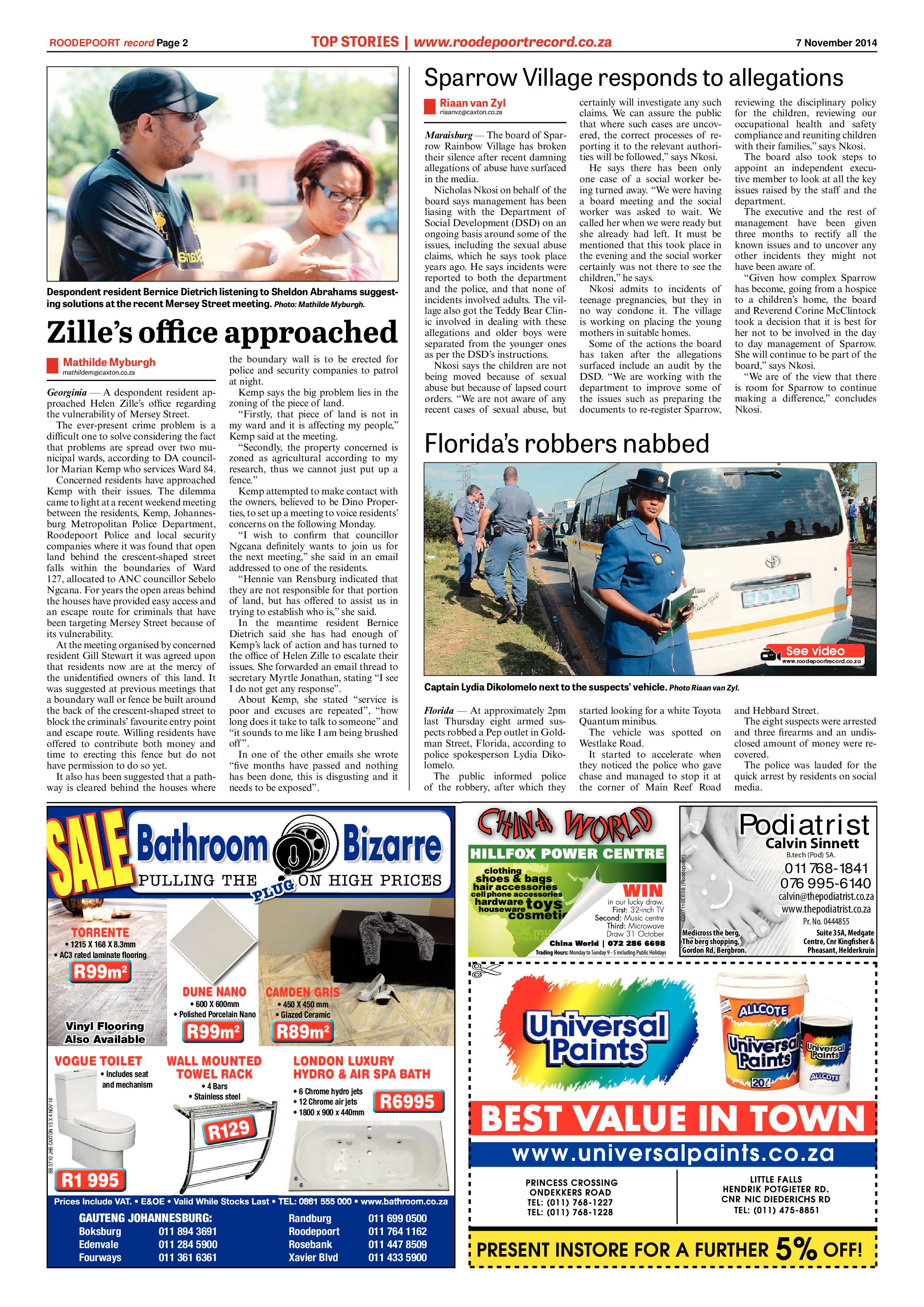 Roodepoort Record 7 November 2014 page 2
