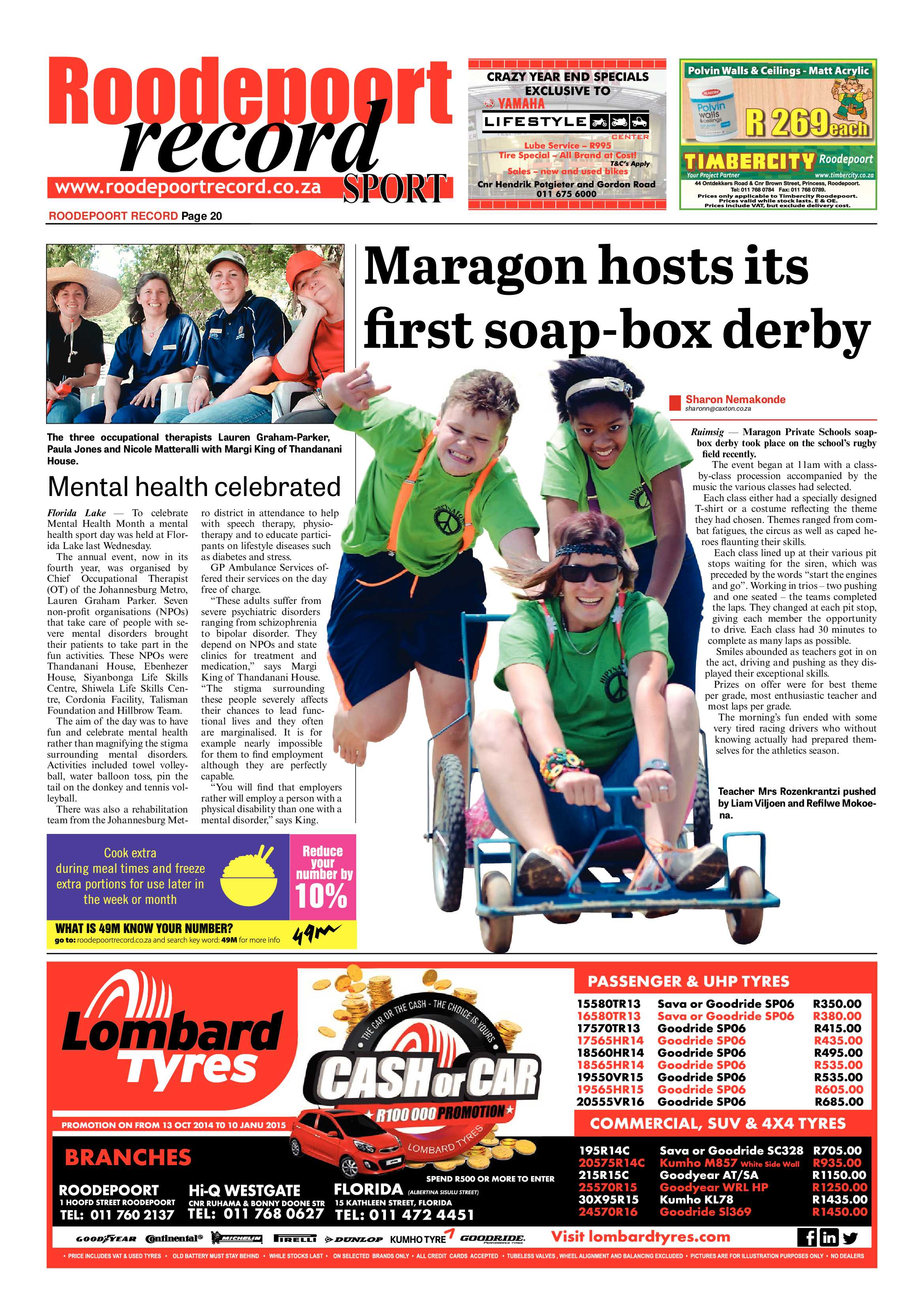 Roodepoort Record 7 November 2014 page 20
