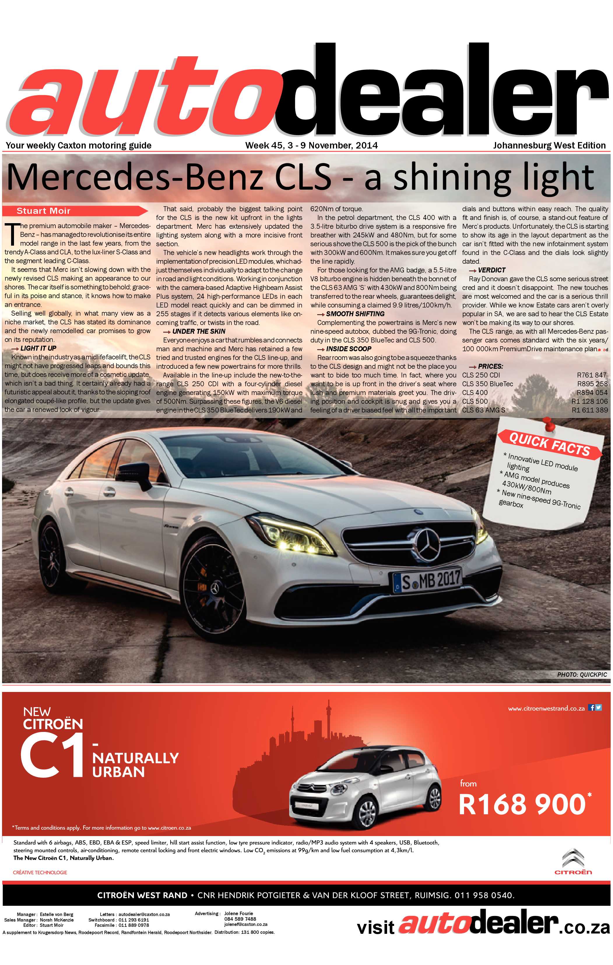 Roodepoort Record 7 November 2014 page 21