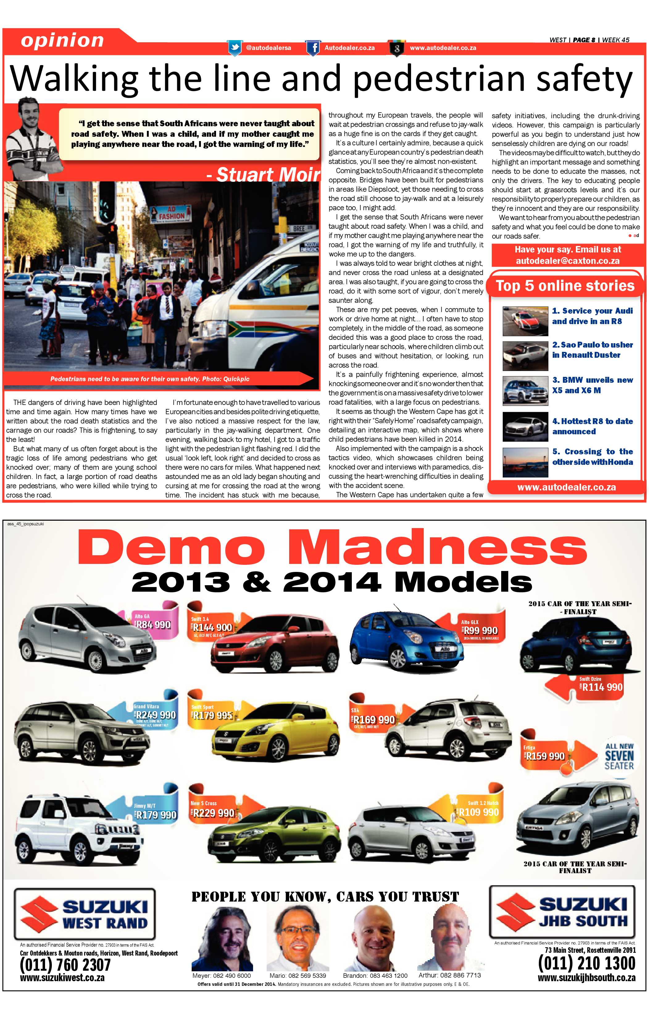 Roodepoort Record 7 November 2014 page 28