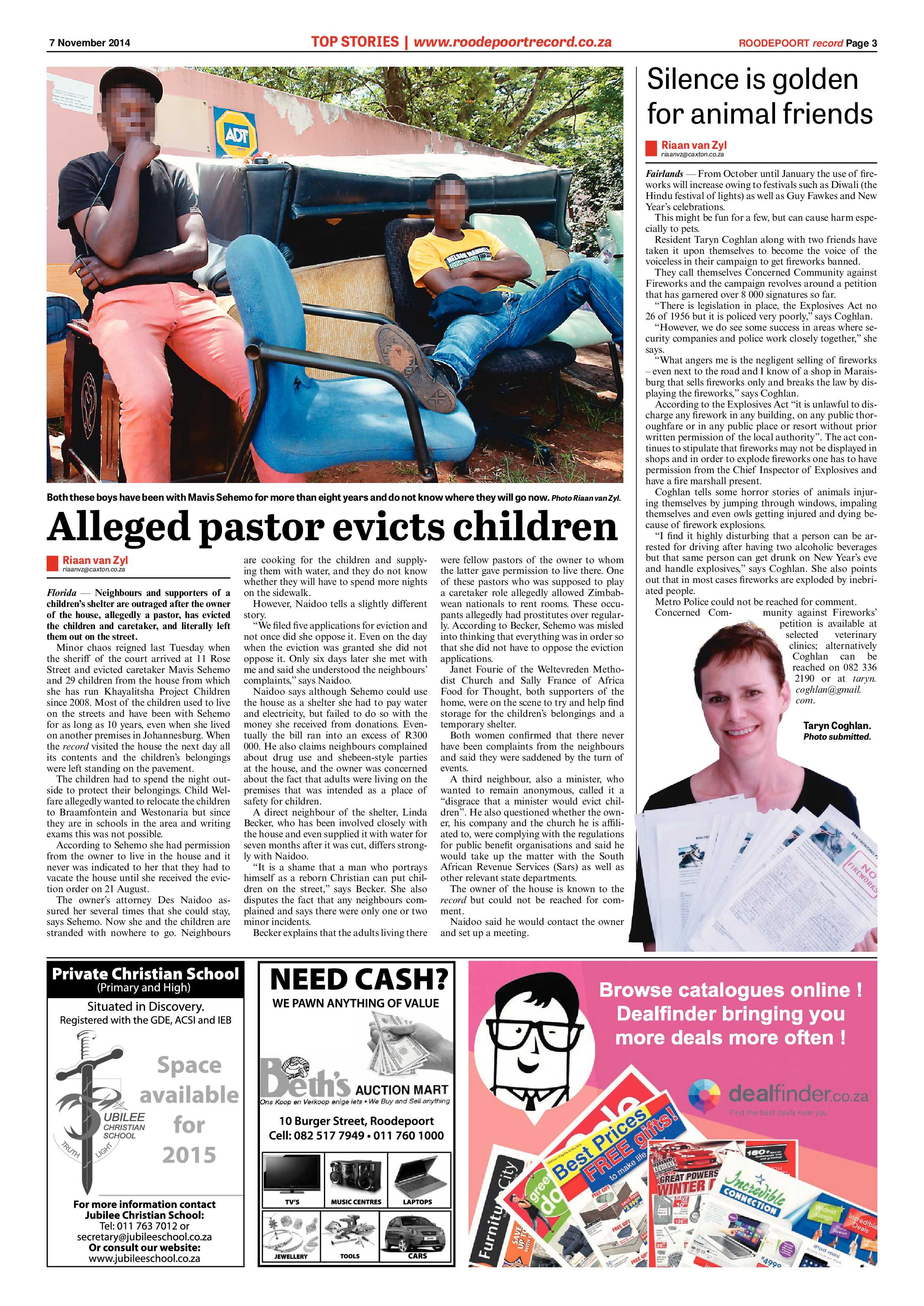 Roodepoort Record 7 November 2014 page 3