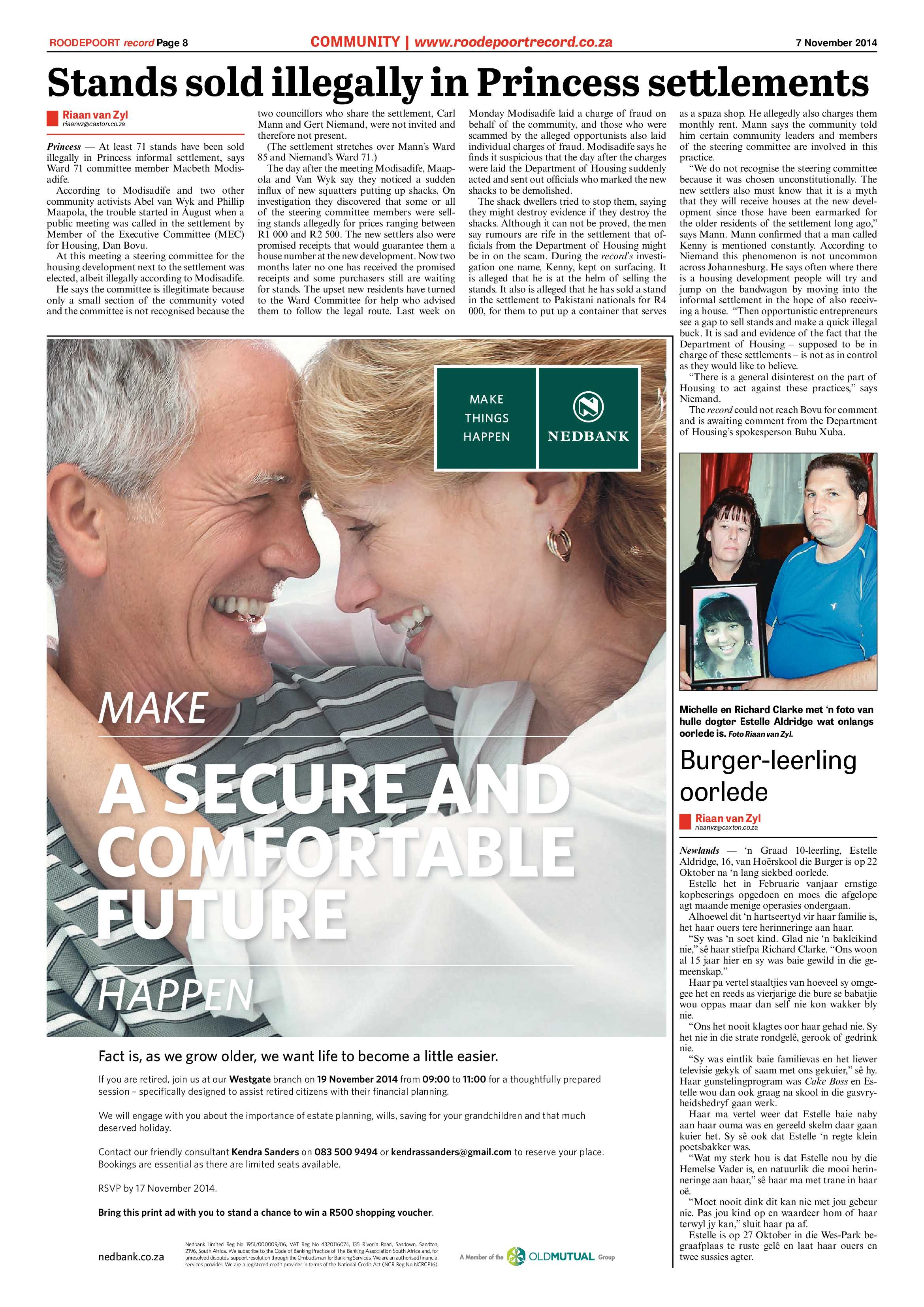 Roodepoort Record 7 November 2014 page 8