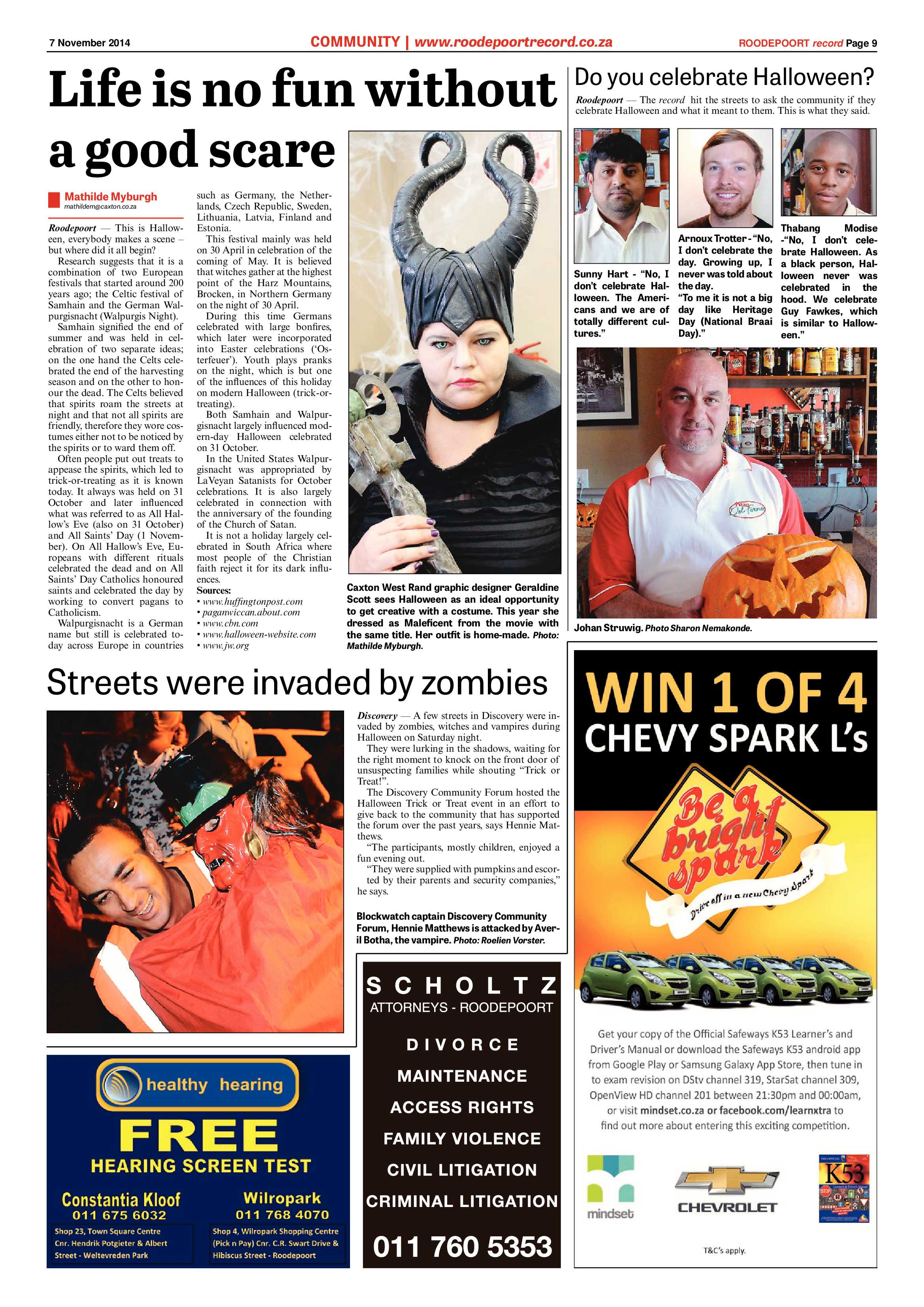 Roodepoort Record 7 November 2014 page 9