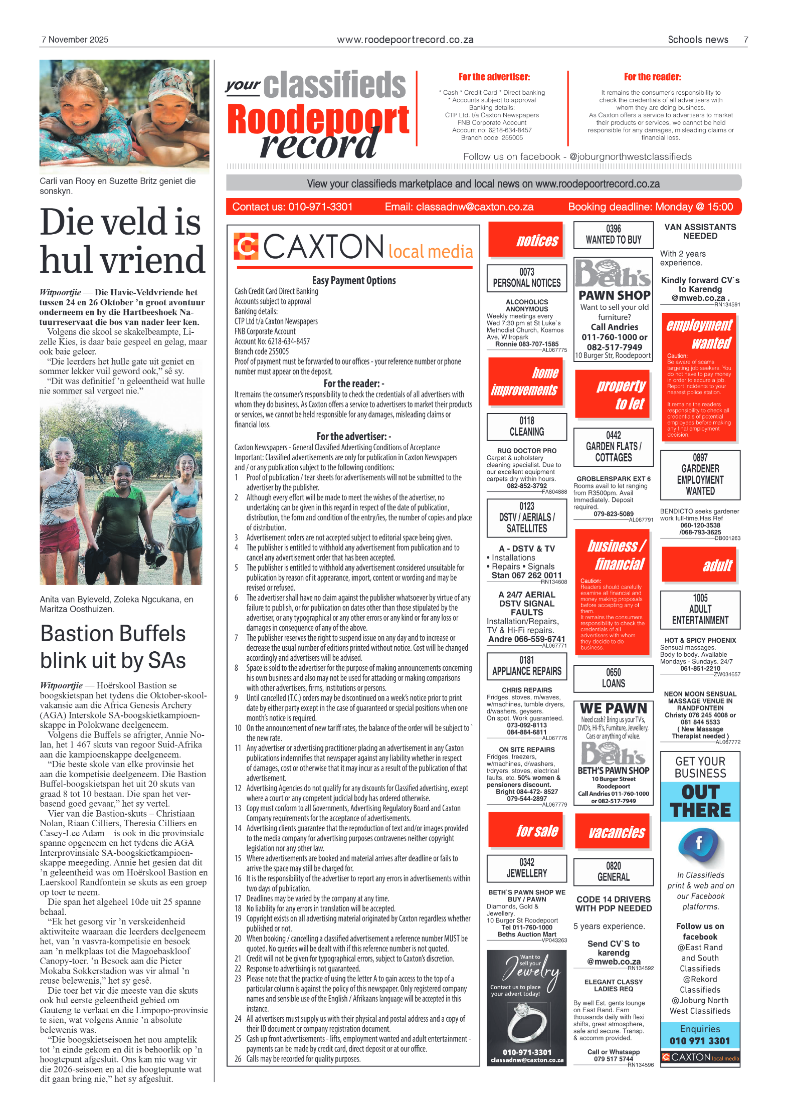 Roodepoort Record 7 November 2025 page 7