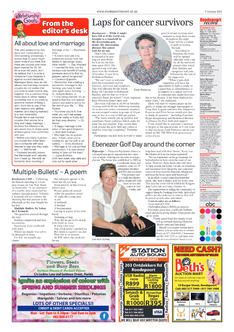 Roodepoort Record 7 October 2022 page 4