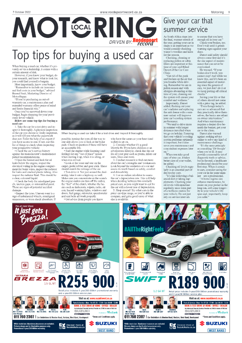 Roodepoort Record 7 October 2022 page 9
