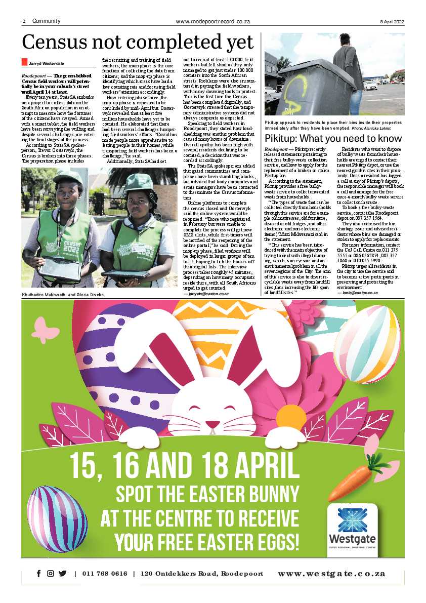 Roodepoort Record 8 April 2022 page 2