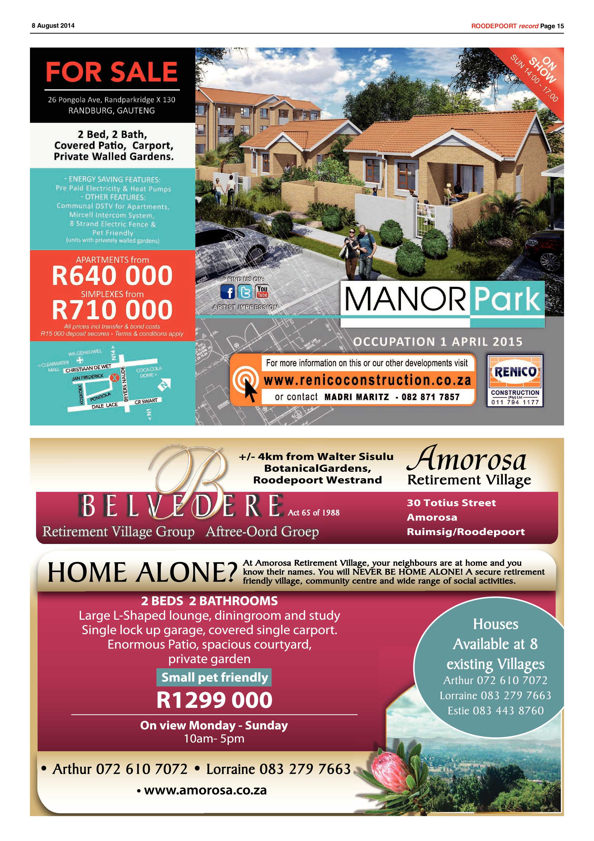 Roodepoort Record 8 August 2014 page 15