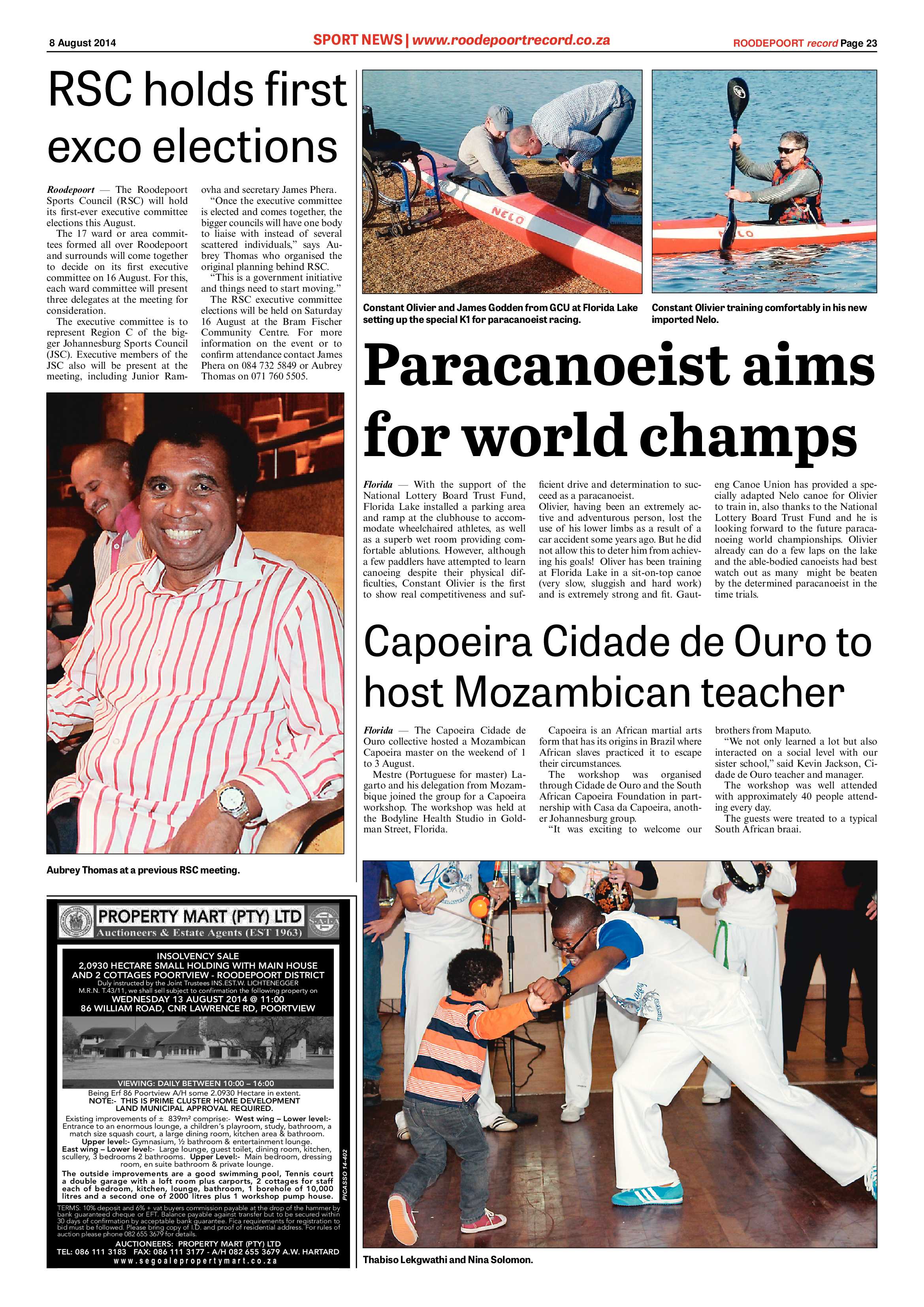 Roodepoort Record 8 August 2014 page 23