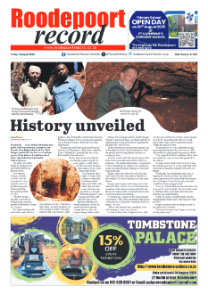 Roodepoort Record 8 August 2025