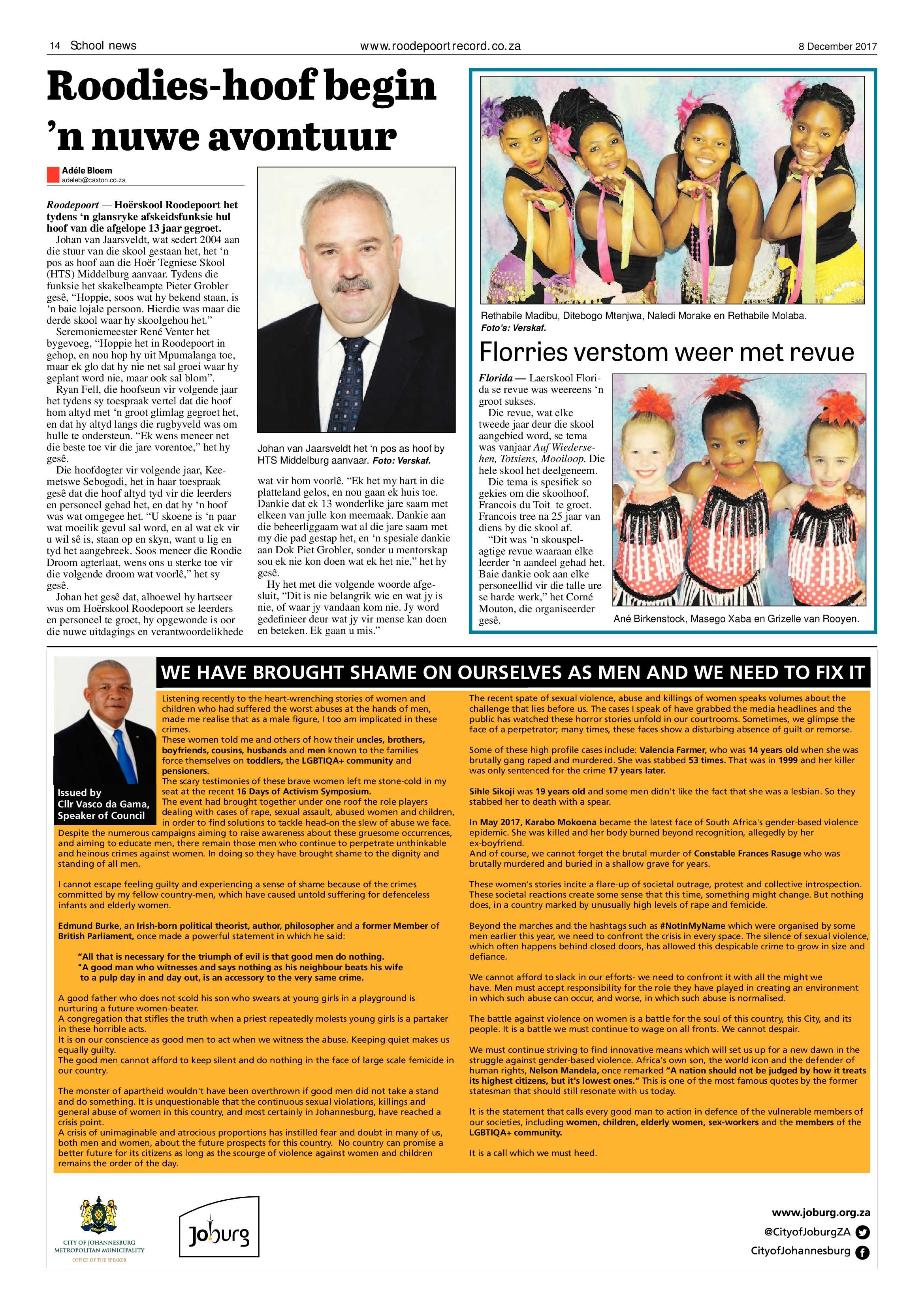 Roodepoort Record 8 December 2017 page 14