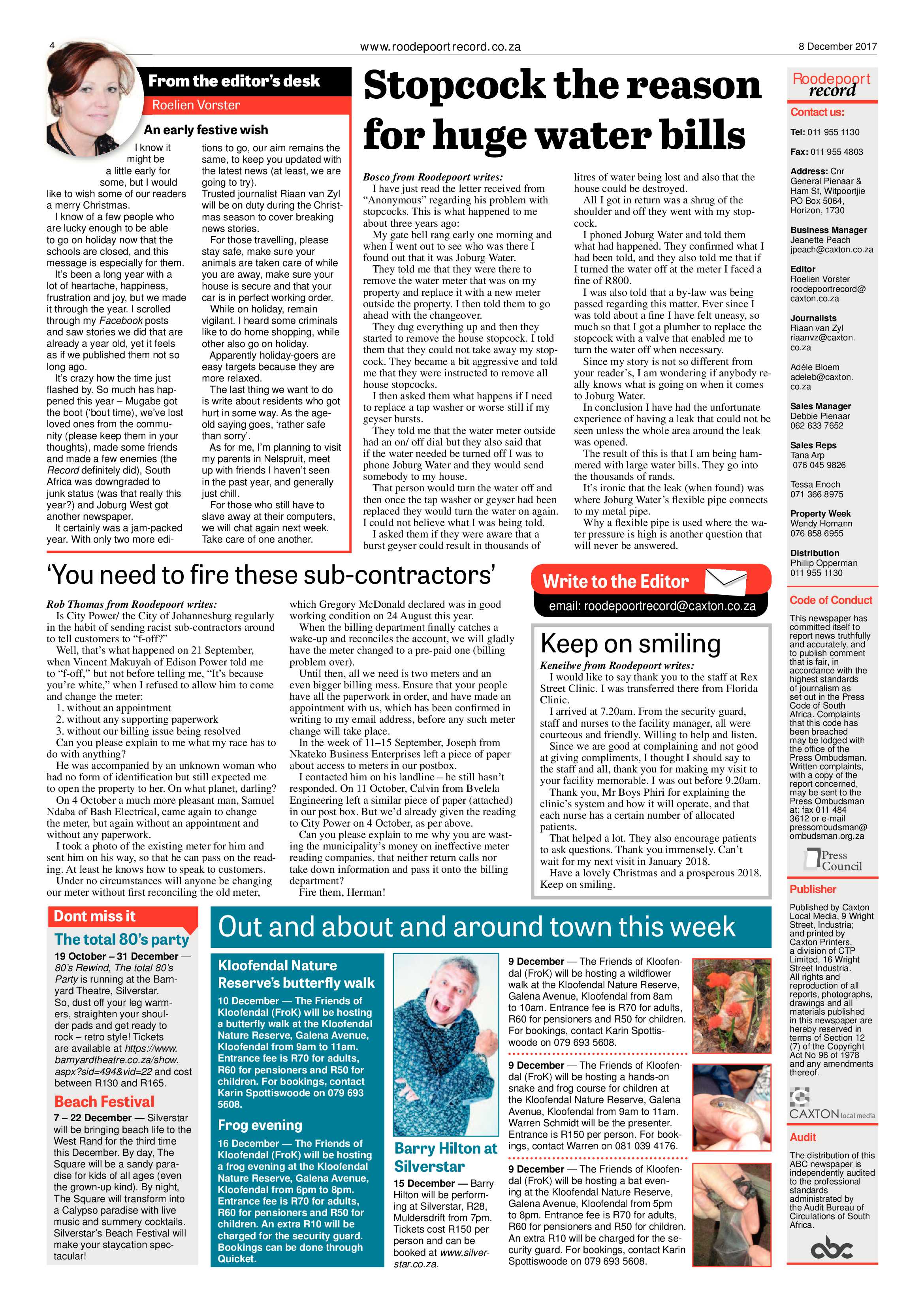 Roodepoort Record 8 December 2017 page 4