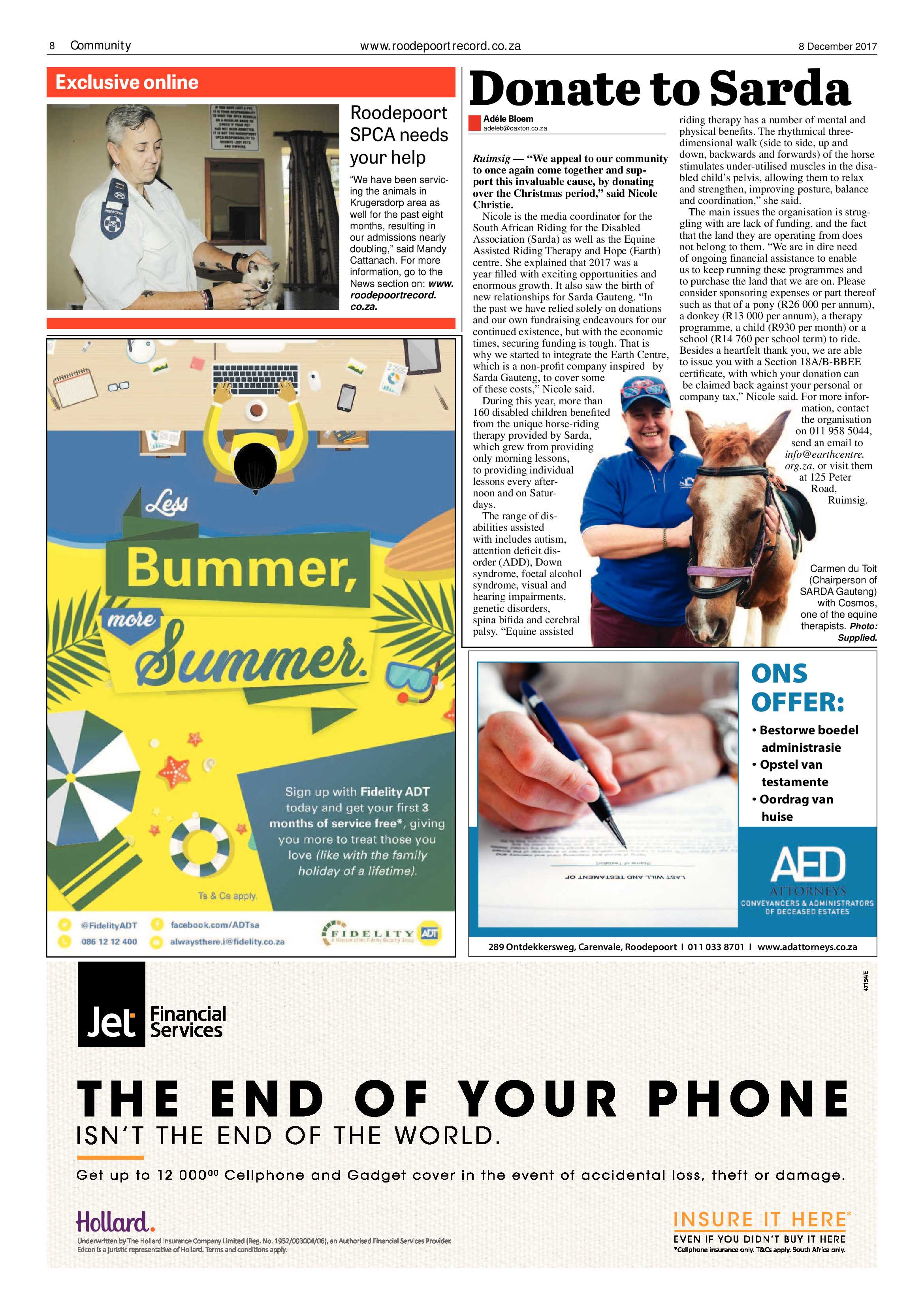 Roodepoort Record 8 December 2017 page 8
