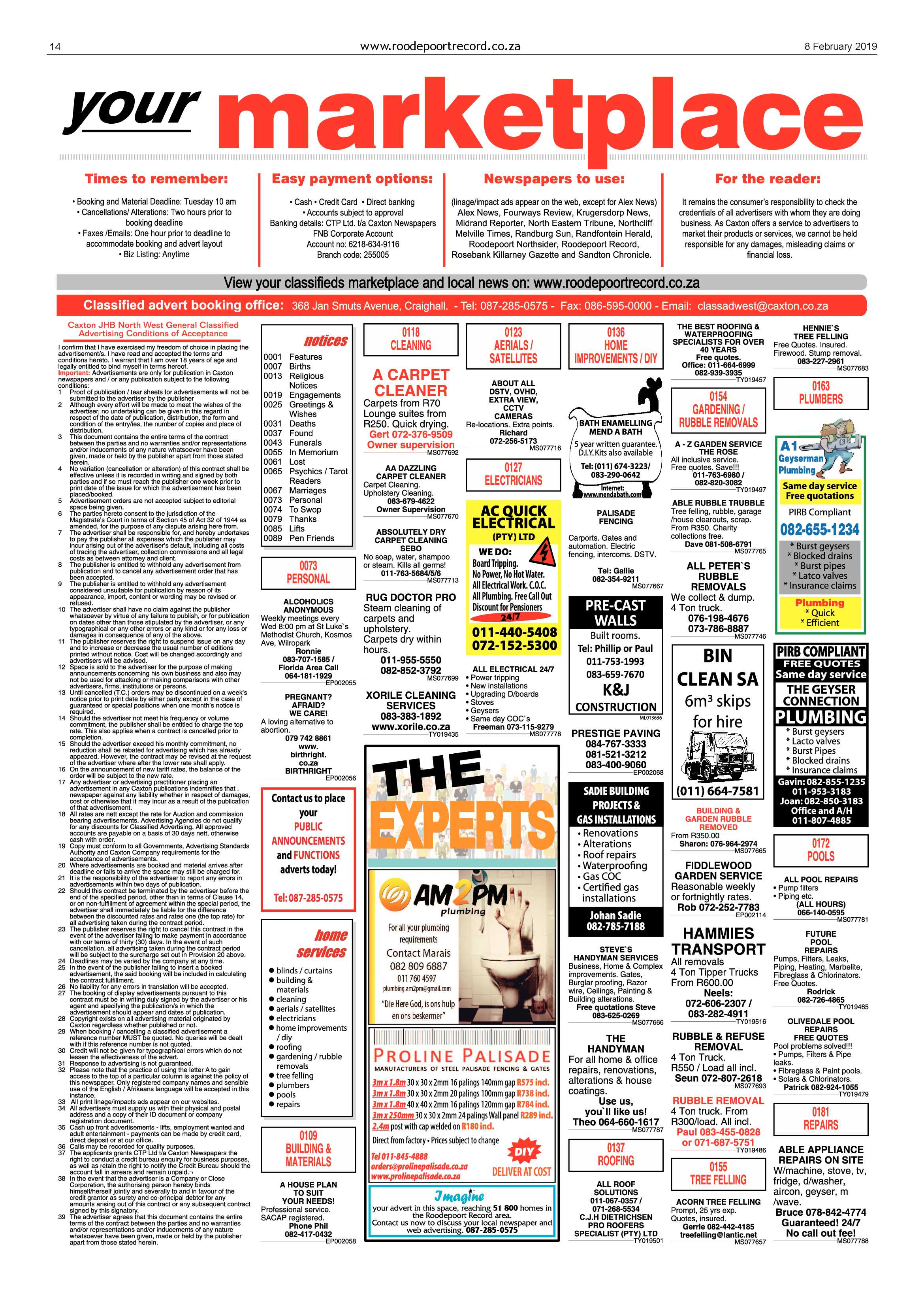 Roodepoort Record 8 February 2019 page 14