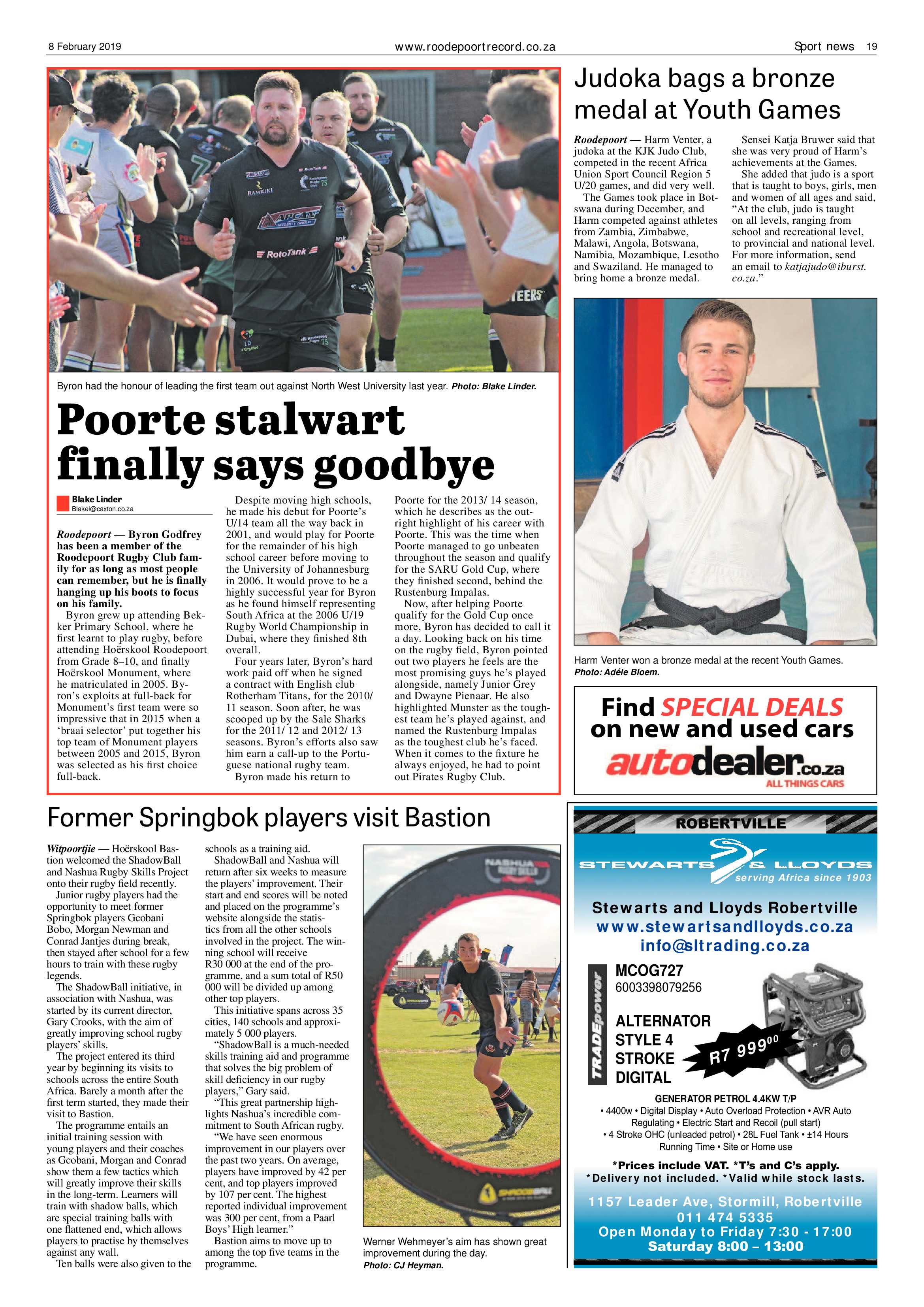 Roodepoort Record 8 February 2019 page 19