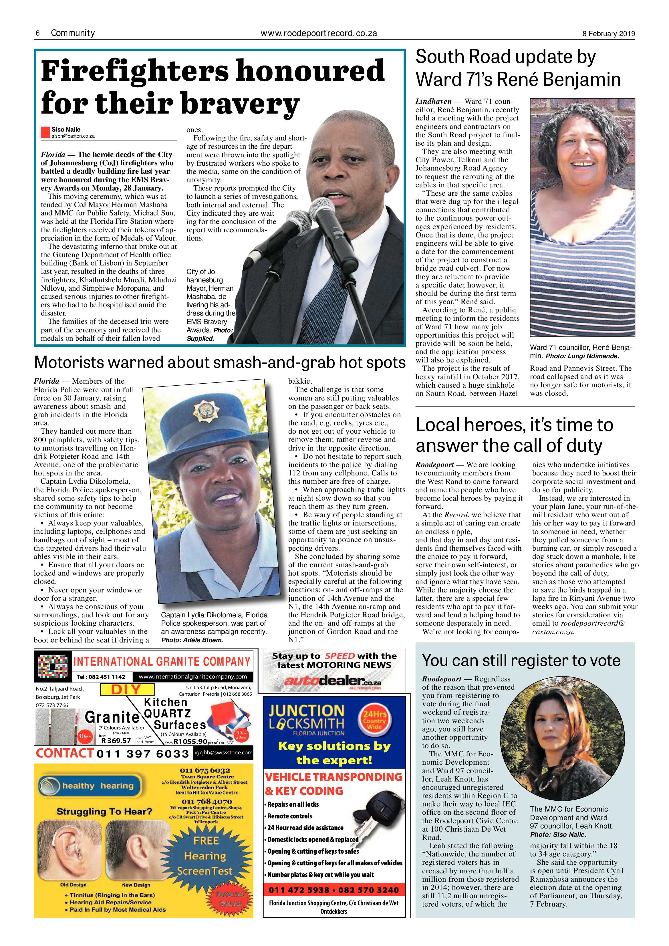 Roodepoort Record 8 February 2019 page 6