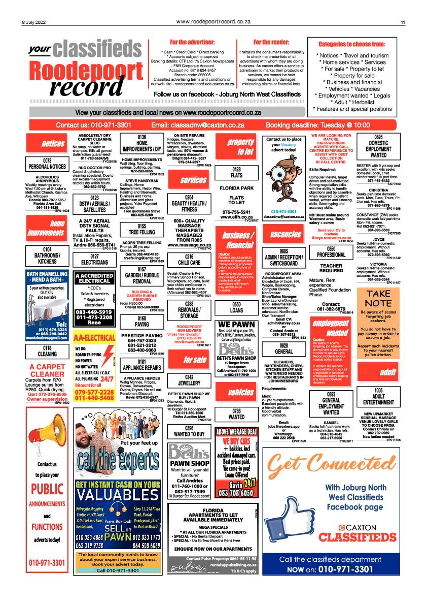 Roodepoort Record 8 July 2022 page 11