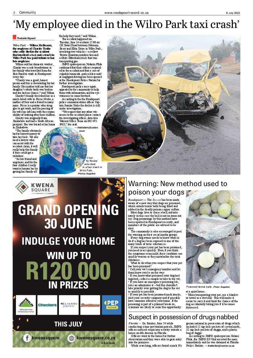 Roodepoort Record 8 July 2022 page 2