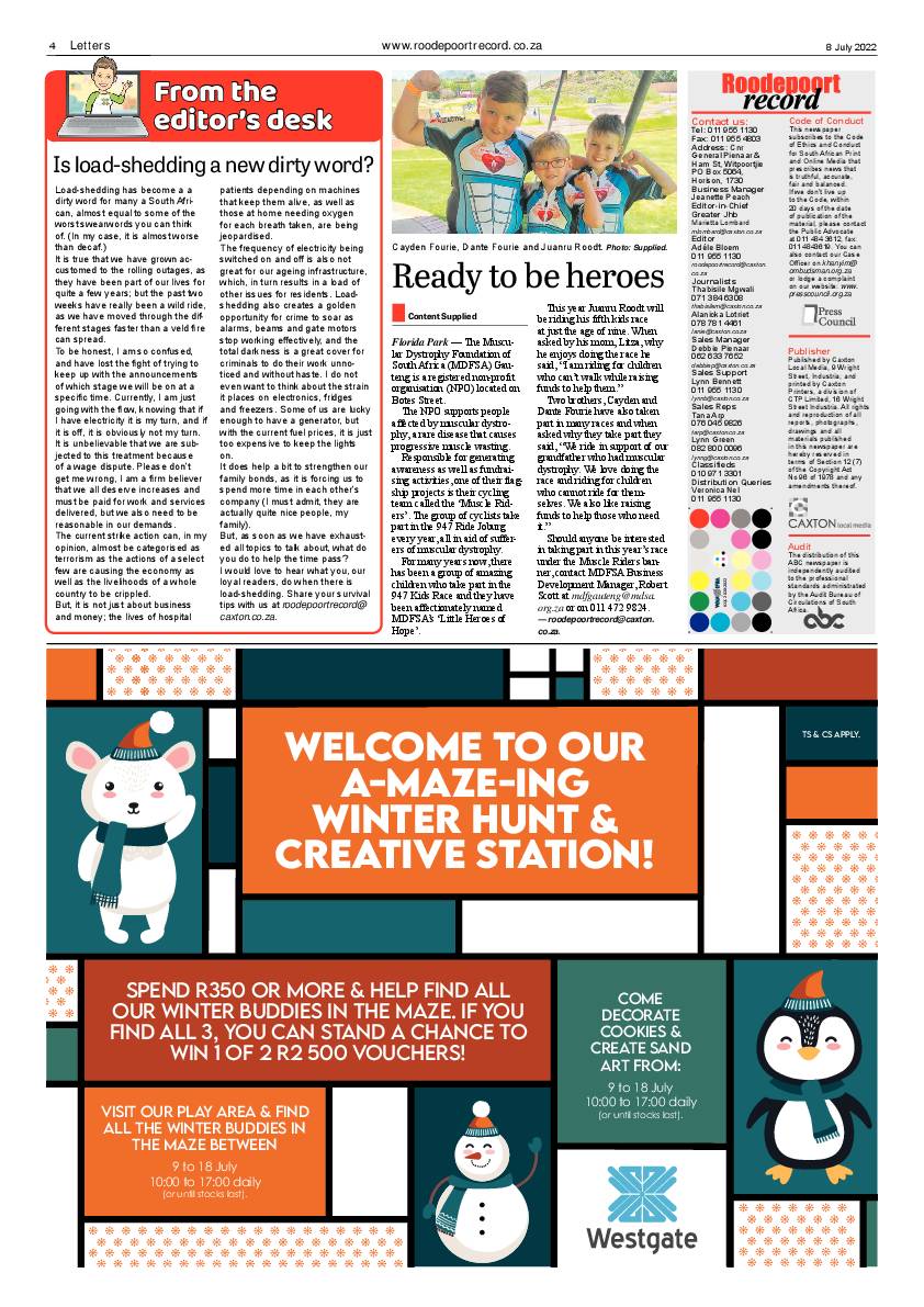Roodepoort Record 8 July 2022 page 4