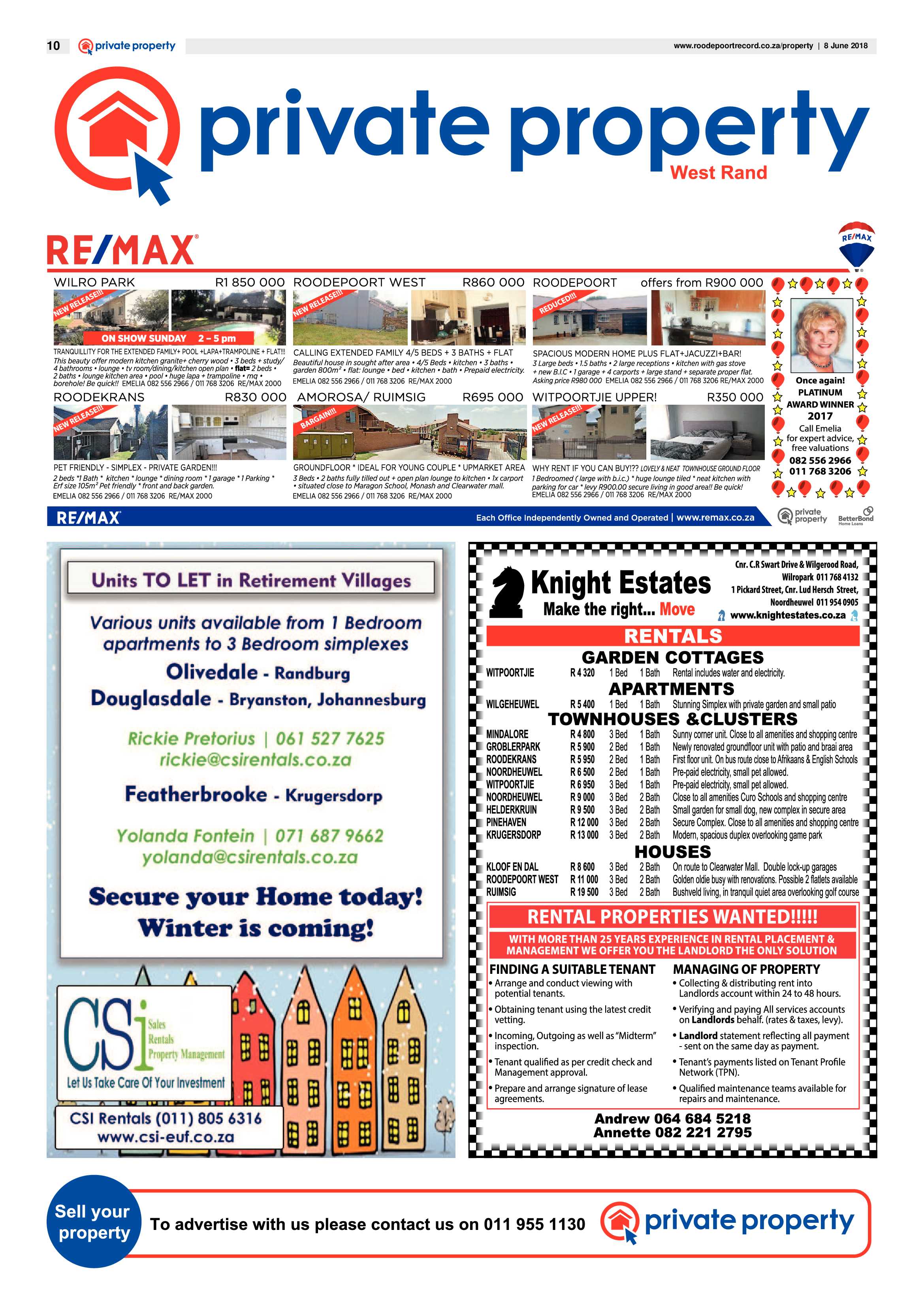 Roodepoort Record 8 June 2018 page 10