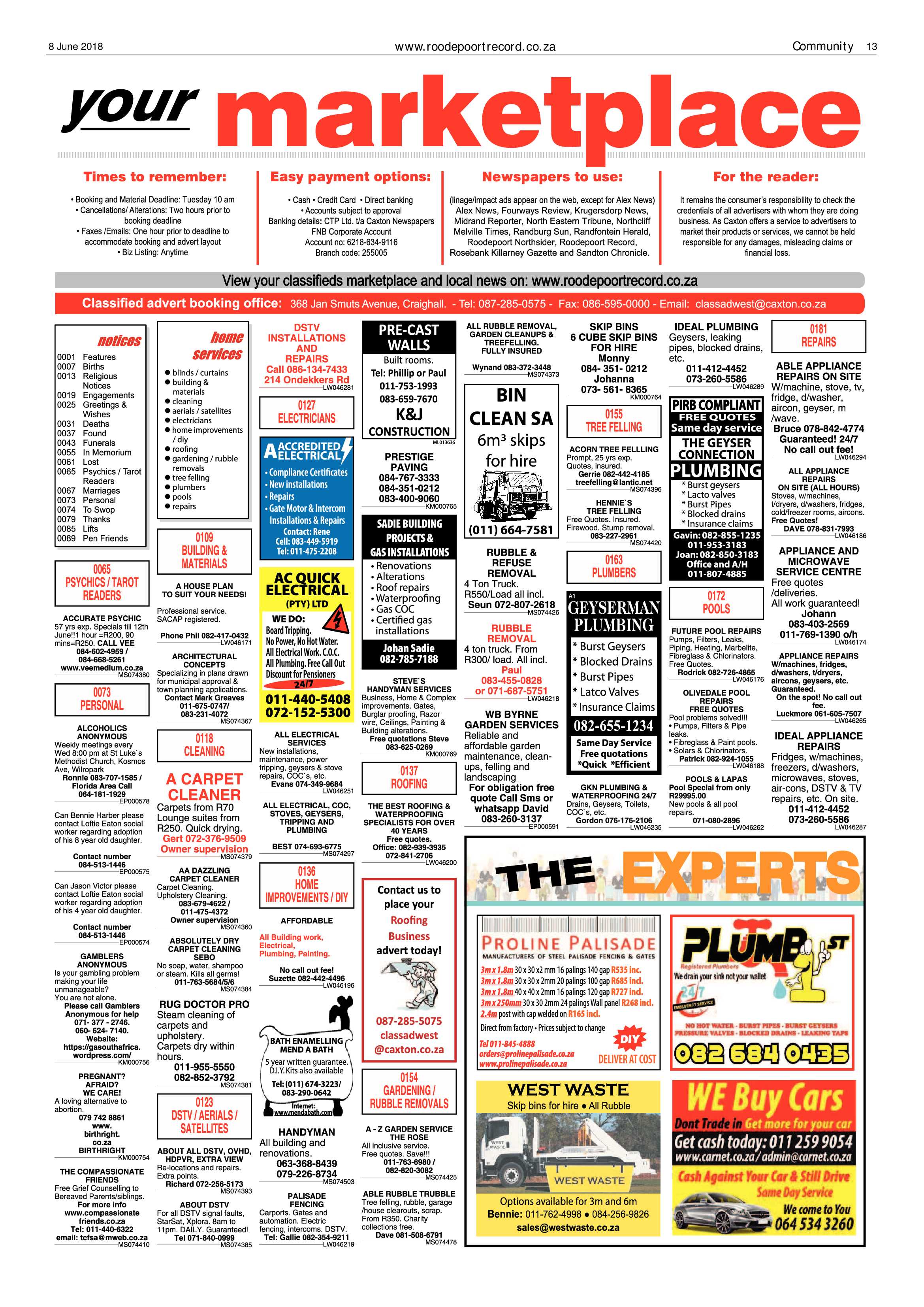 Roodepoort Record 8 June 2018 page 13