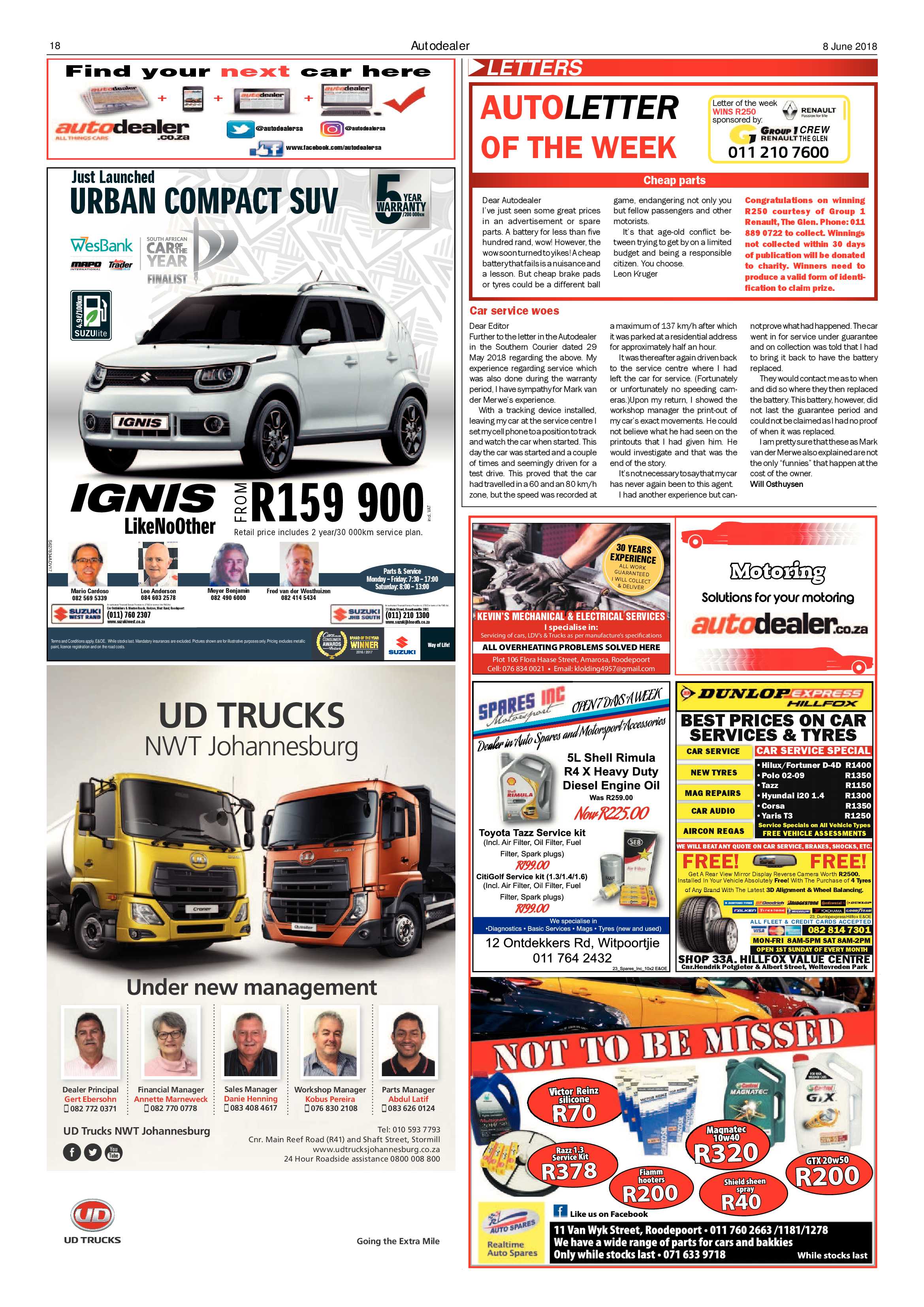 Roodepoort Record 8 June 2018 page 18