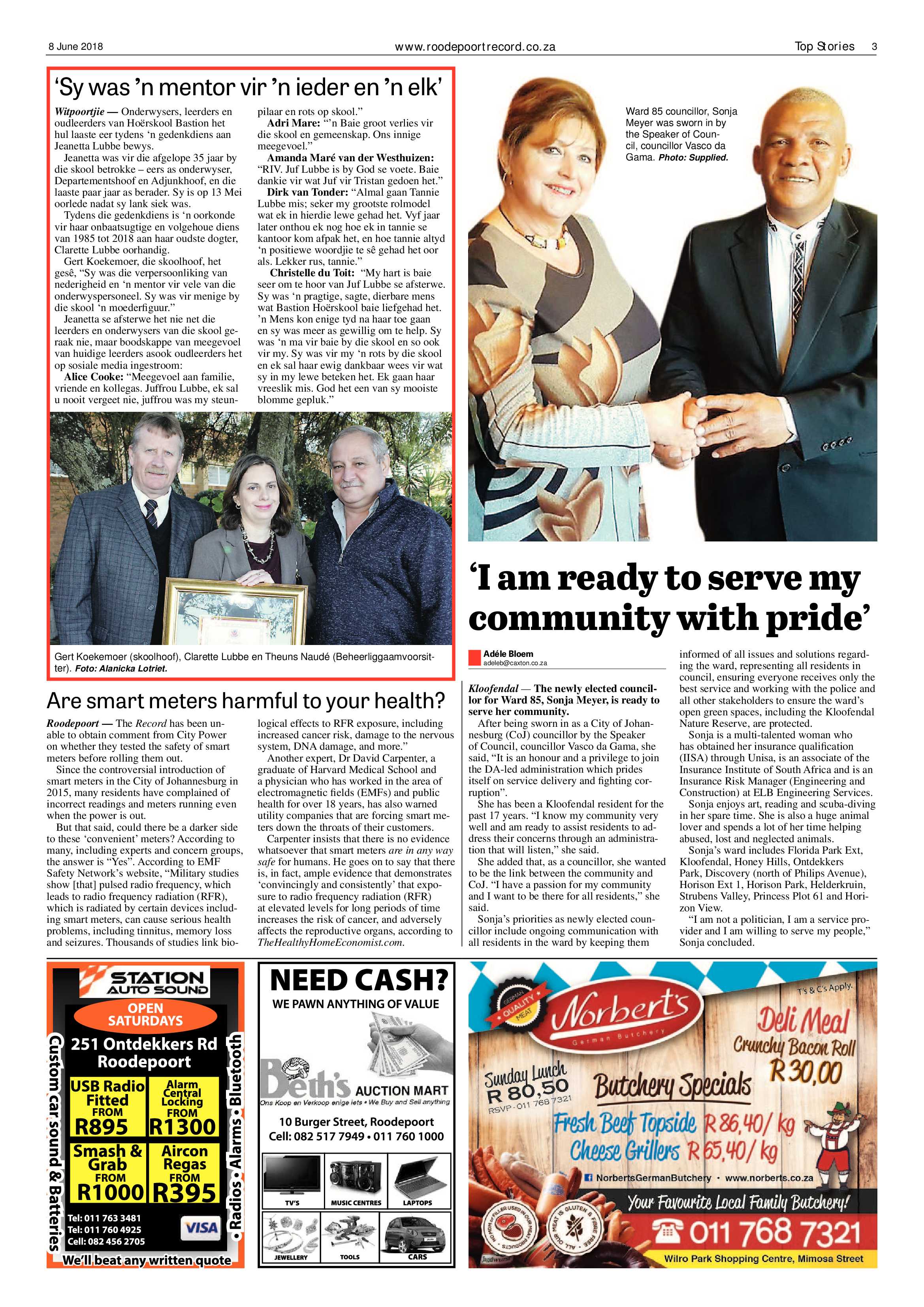 Roodepoort Record 8 June 2018 page 3
